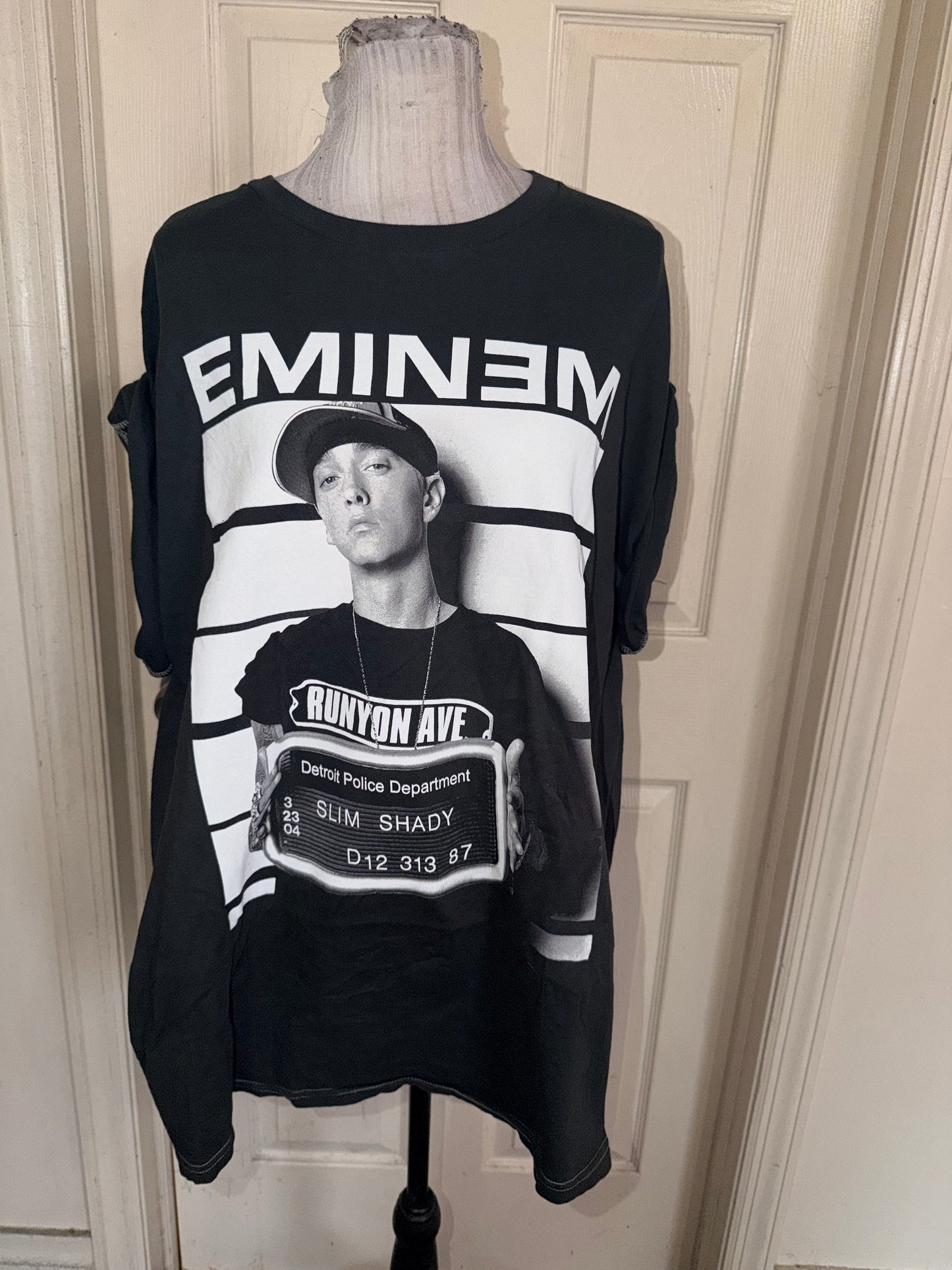 Eminem Oversized Distressed Tee