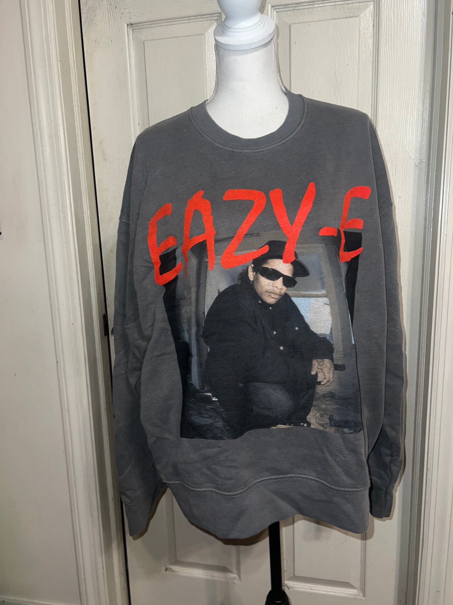 Eazy-E Oversized Distressed Sweatshirt