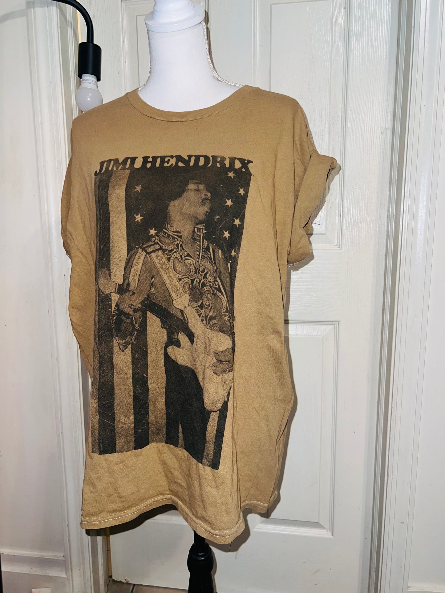 Jimi Hendrix Oversized Distressed Tee