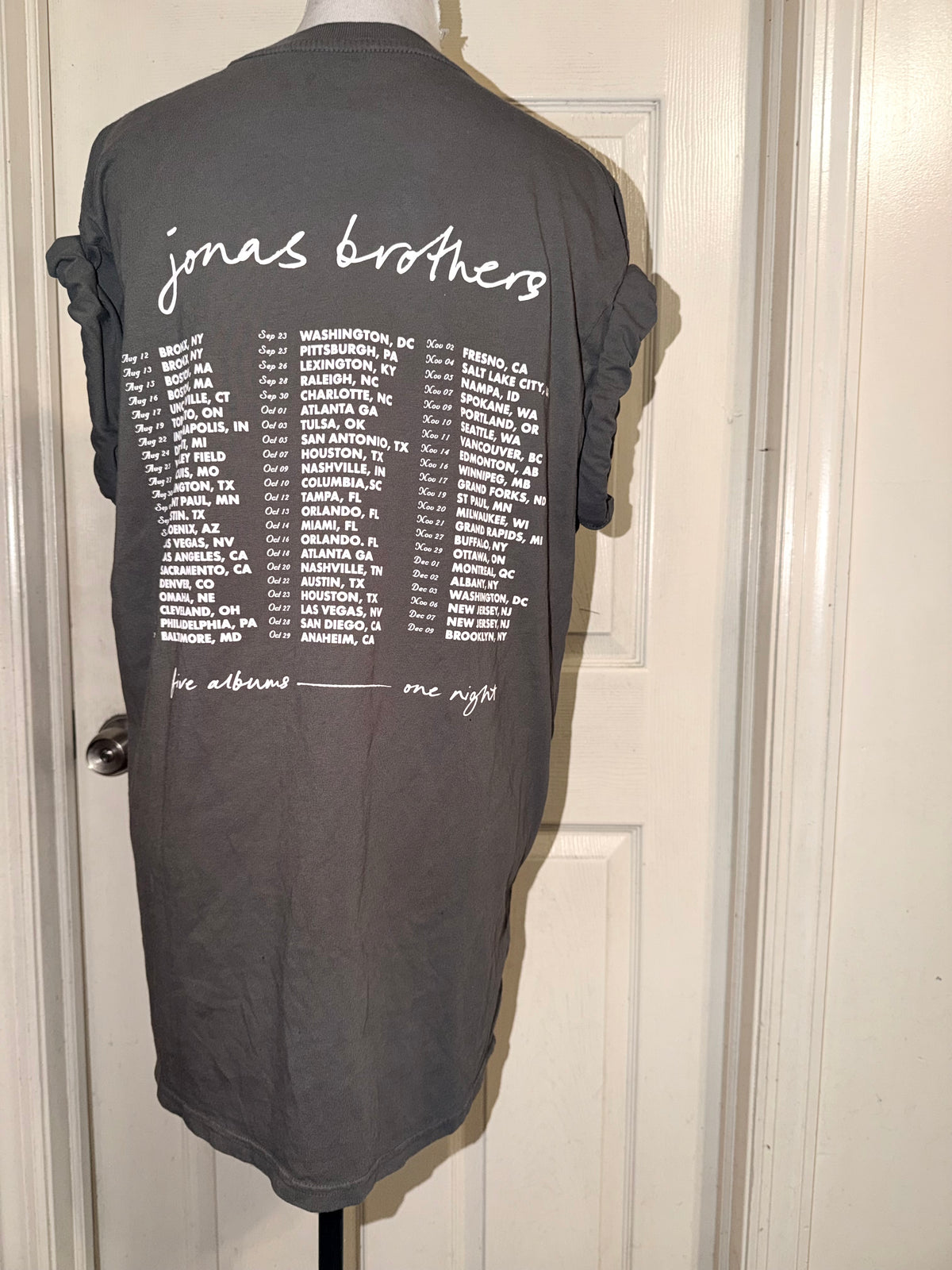 Jonas Brothers Double Sided Tee