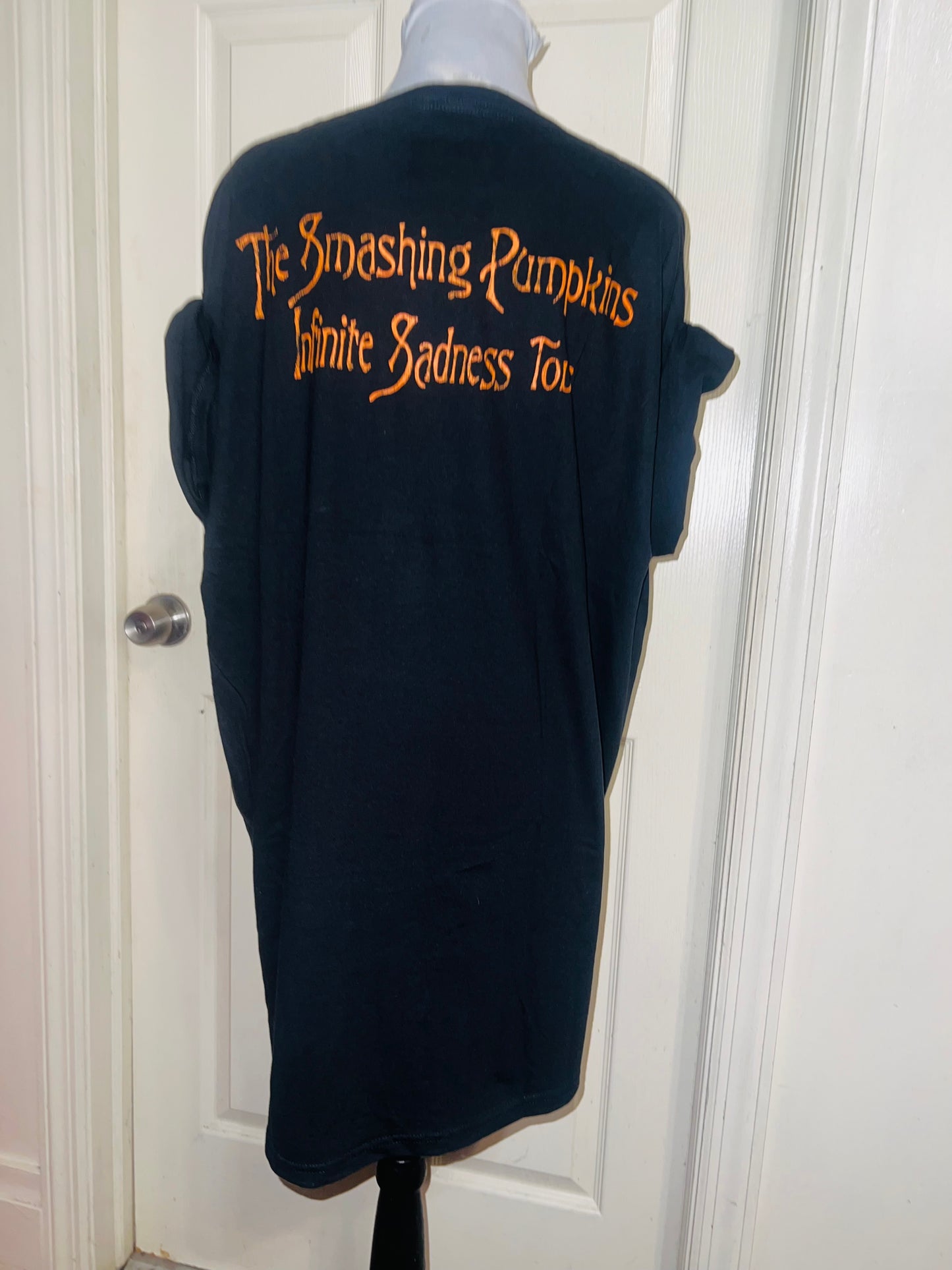 The Smashing Pumpkins Tour Double Sided Oversized Distressed Tee