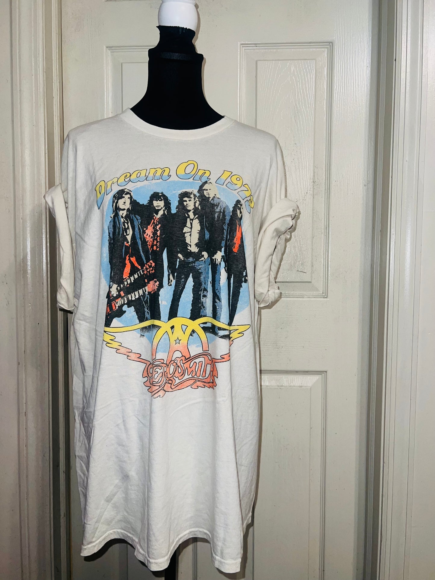 Aerosmith Oversized Distressed Tee