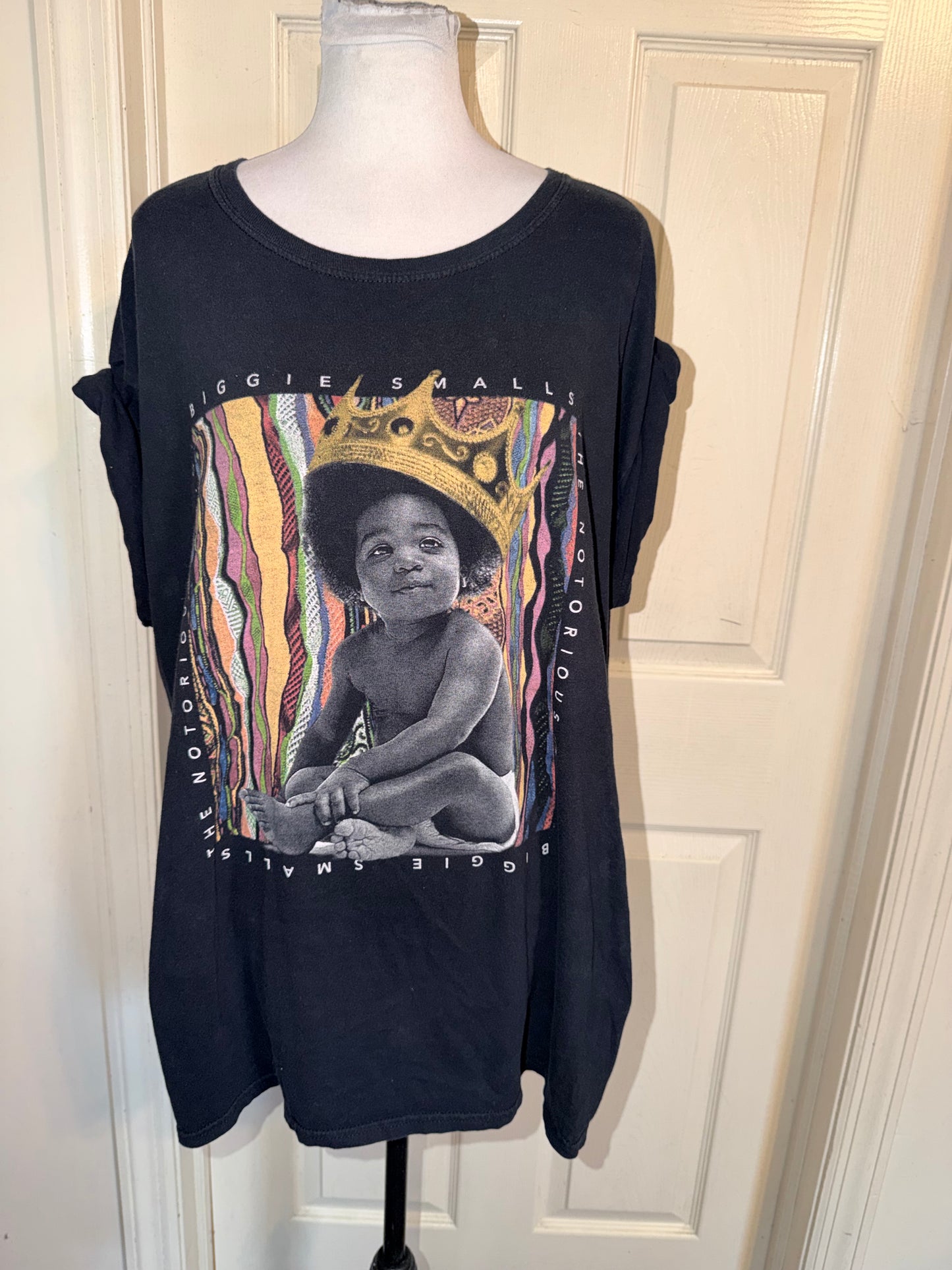 Notorious BIG Oversized Distressed Tee