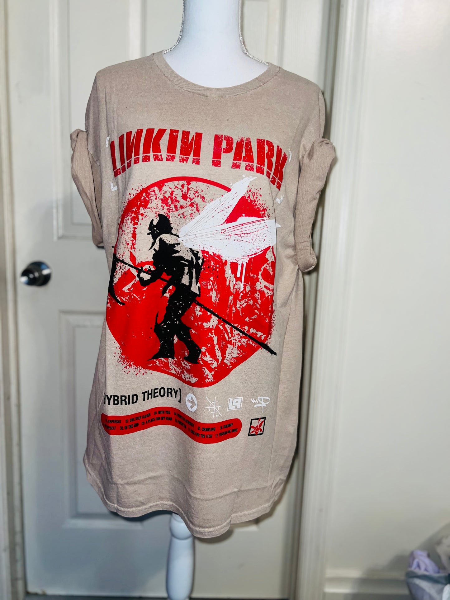 Linkin Park Oversized Distressed Tee