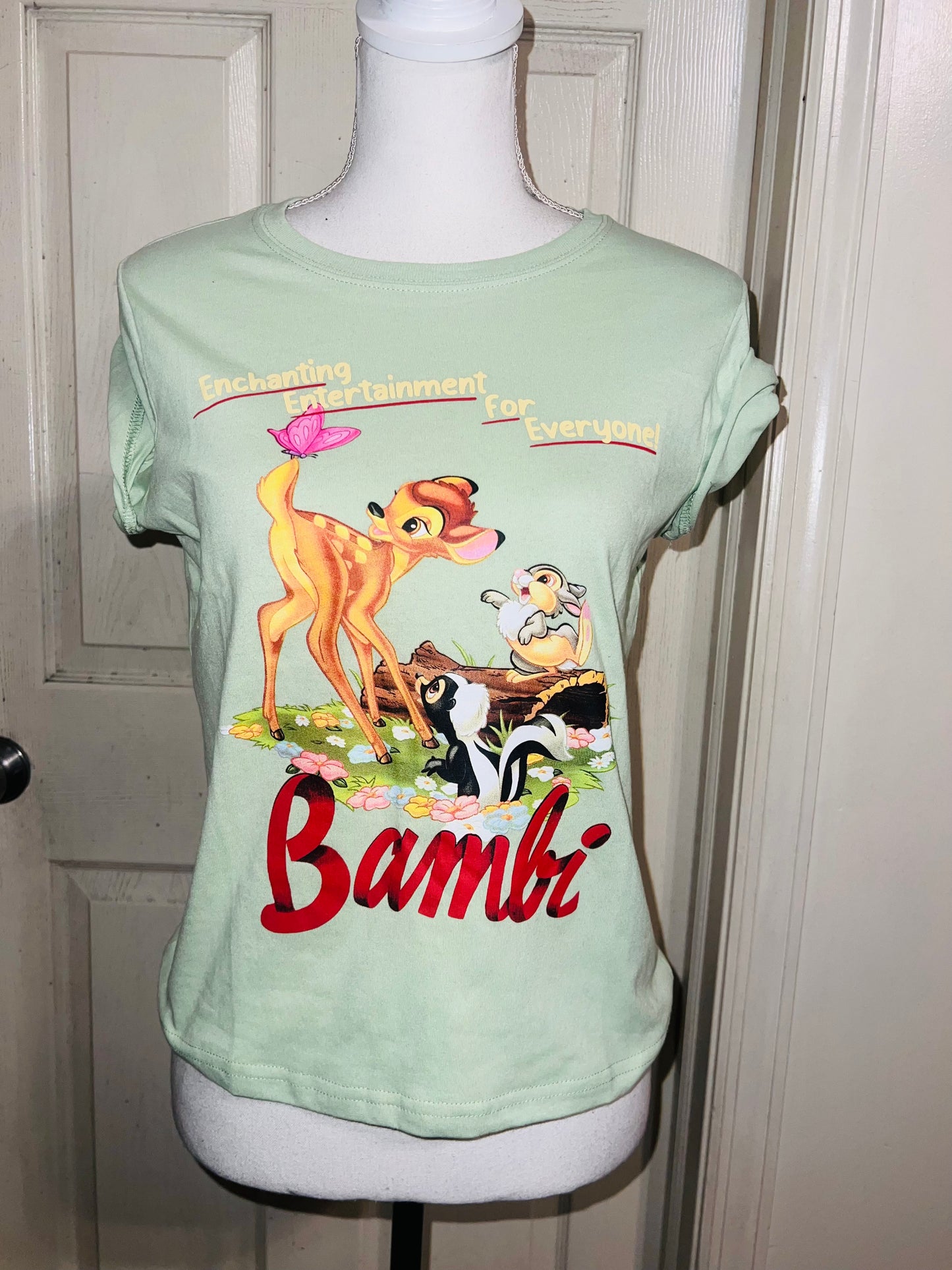 Bambi Distressed Baby Tee