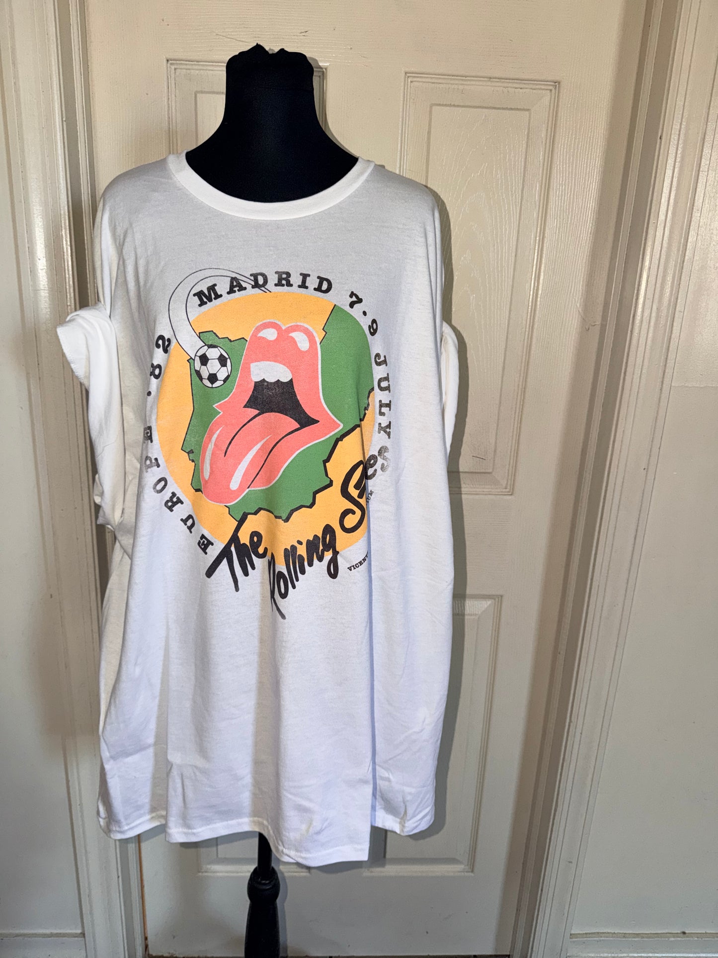 The Rolling Stones Oversized Distressed Tee