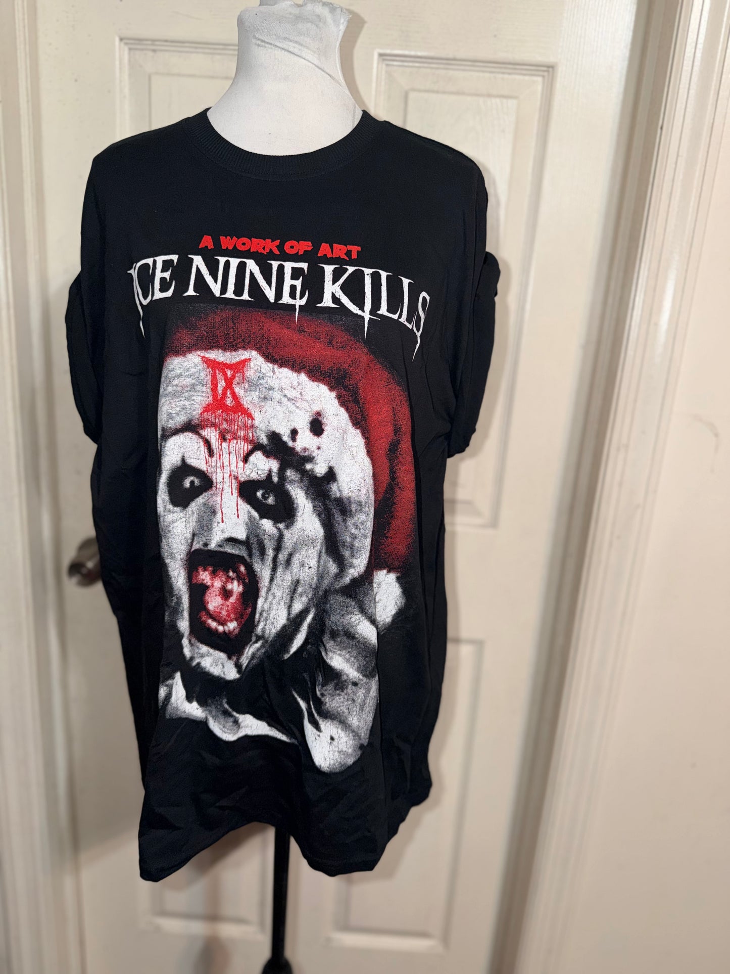 Ice Nine Kills Oversized Distressed Tee