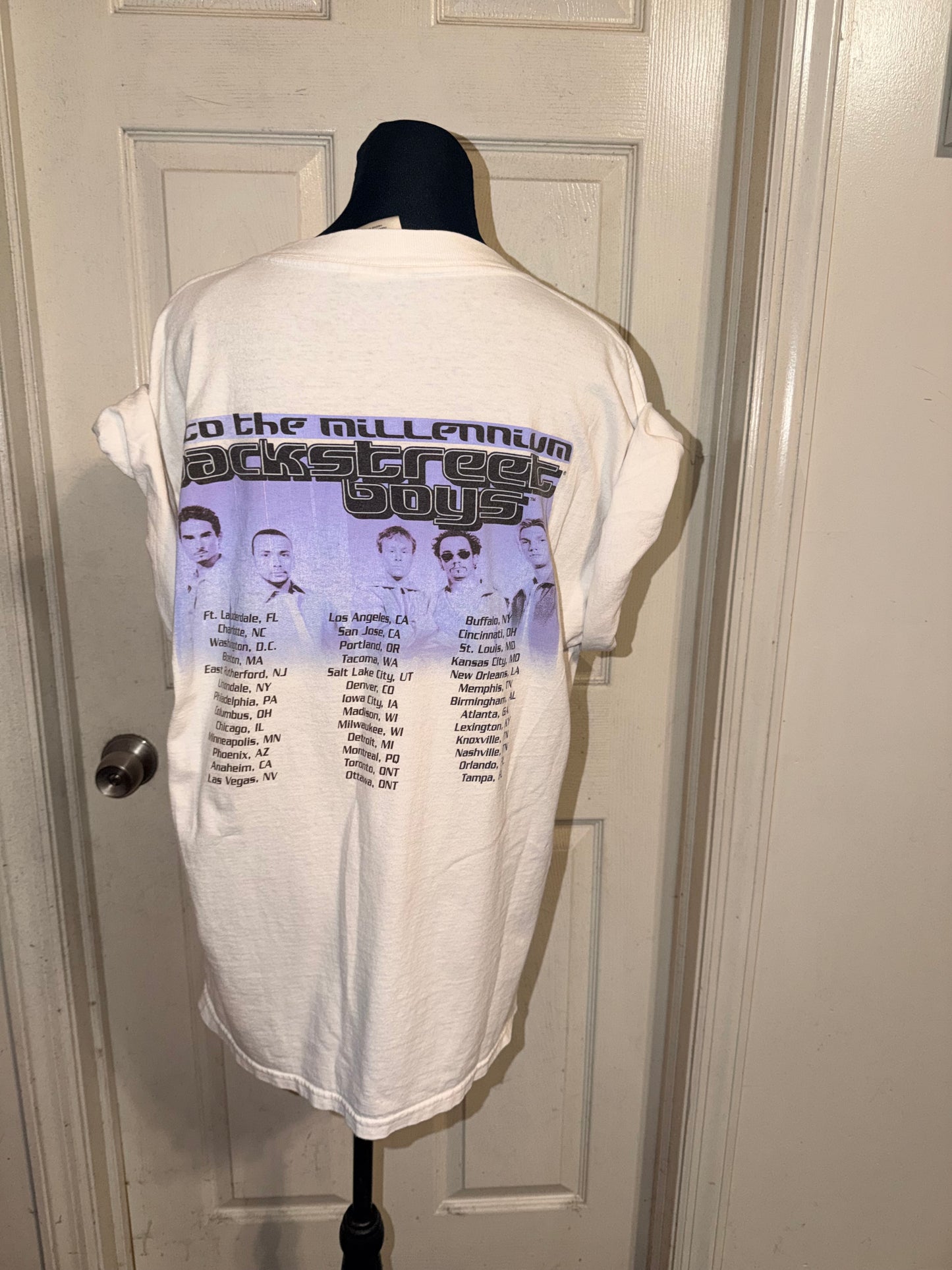 Backstreet Boys Vintage Double Sided Distressed Tee