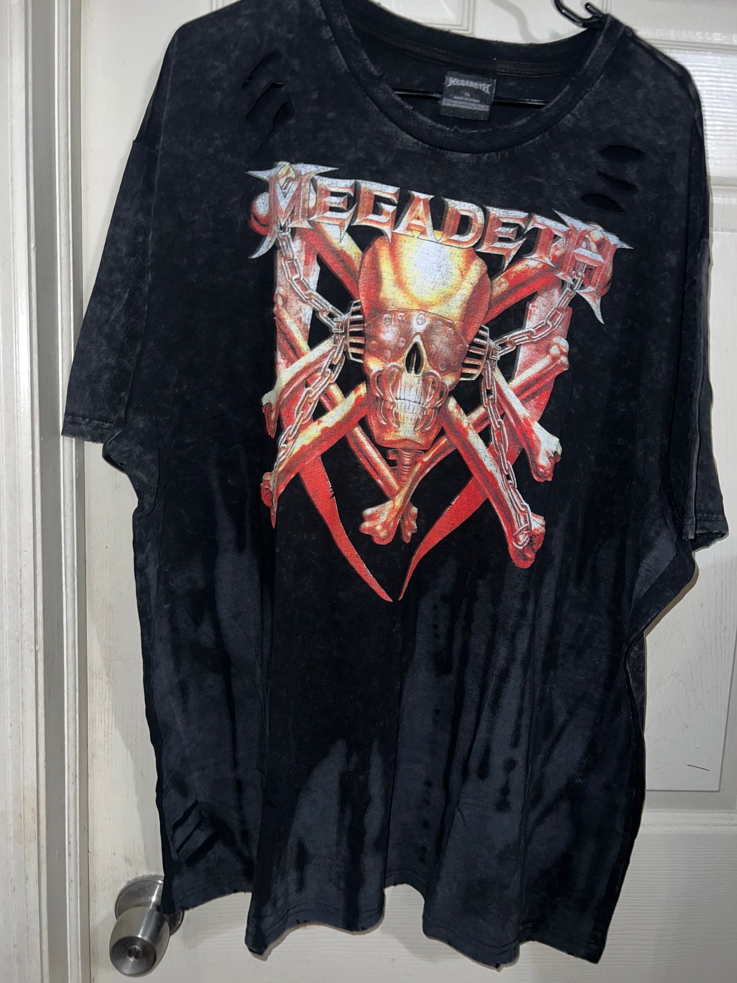 Megadeath Oversized Distressed Tee