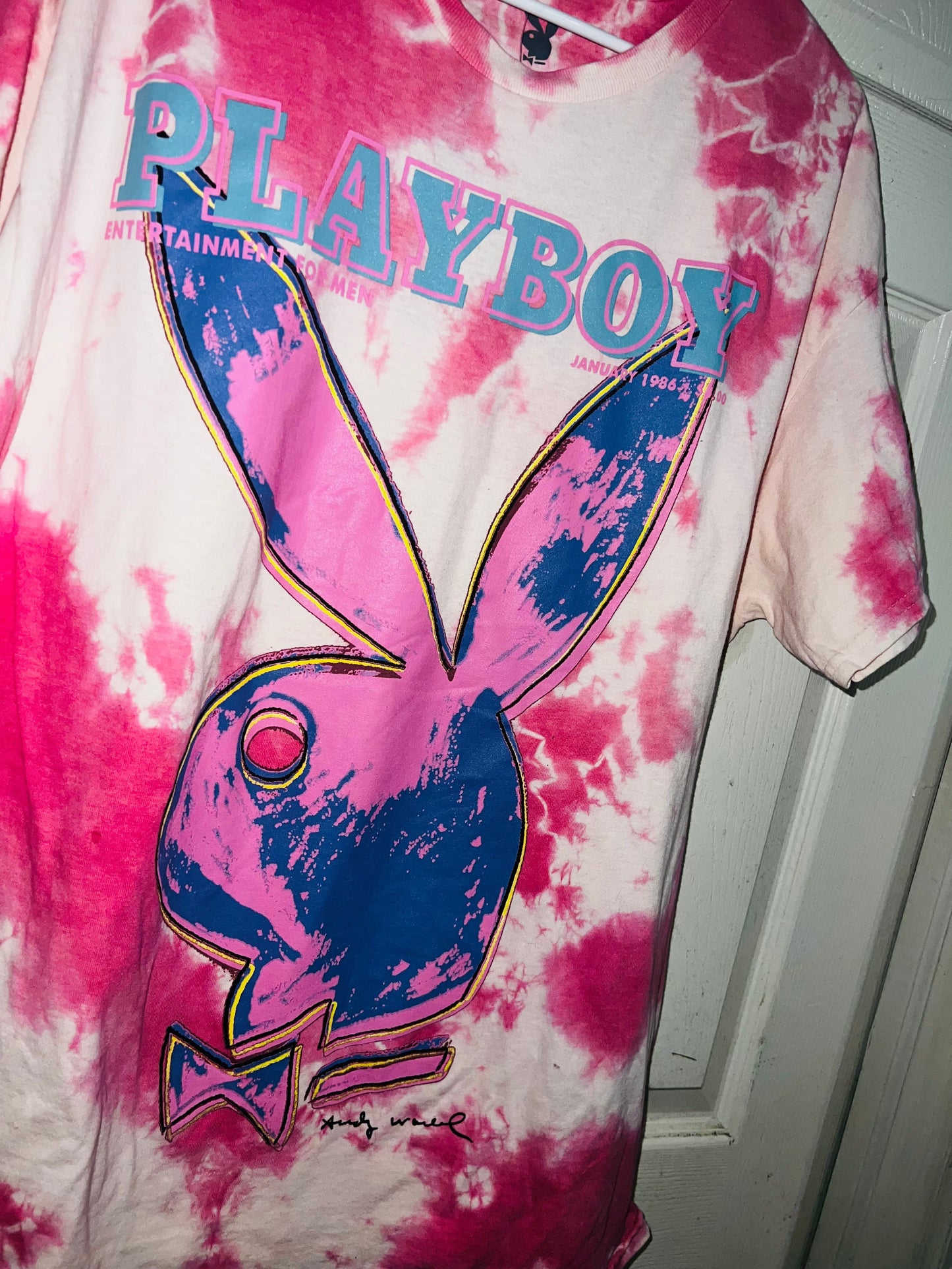 Playboy Andy Warhol Tie Dye Oversized Tee