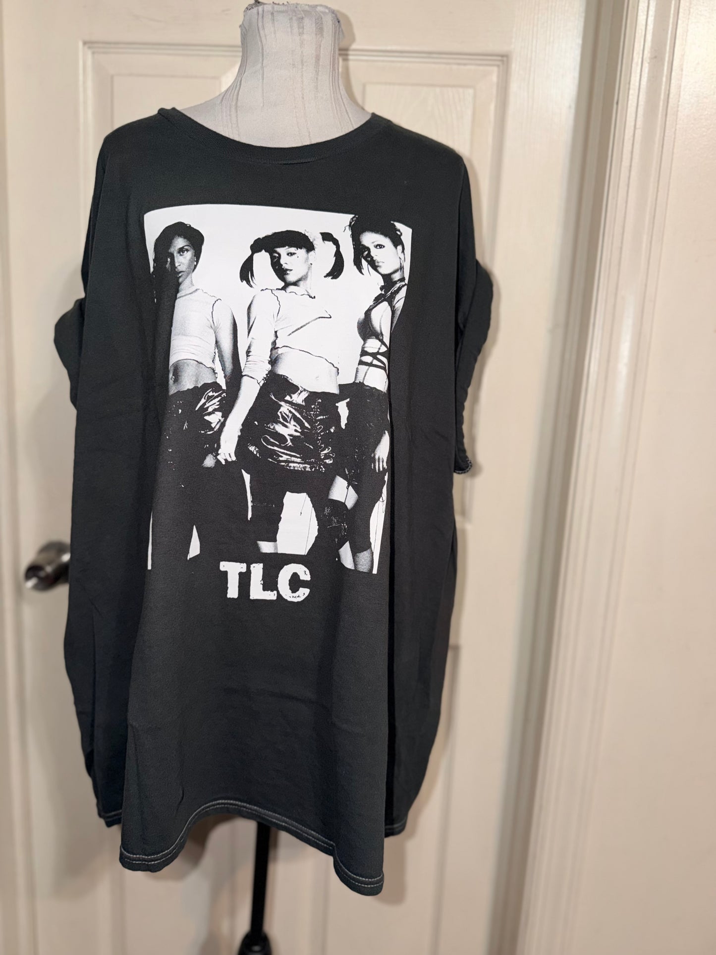 TLC Oversized Distressed Tee