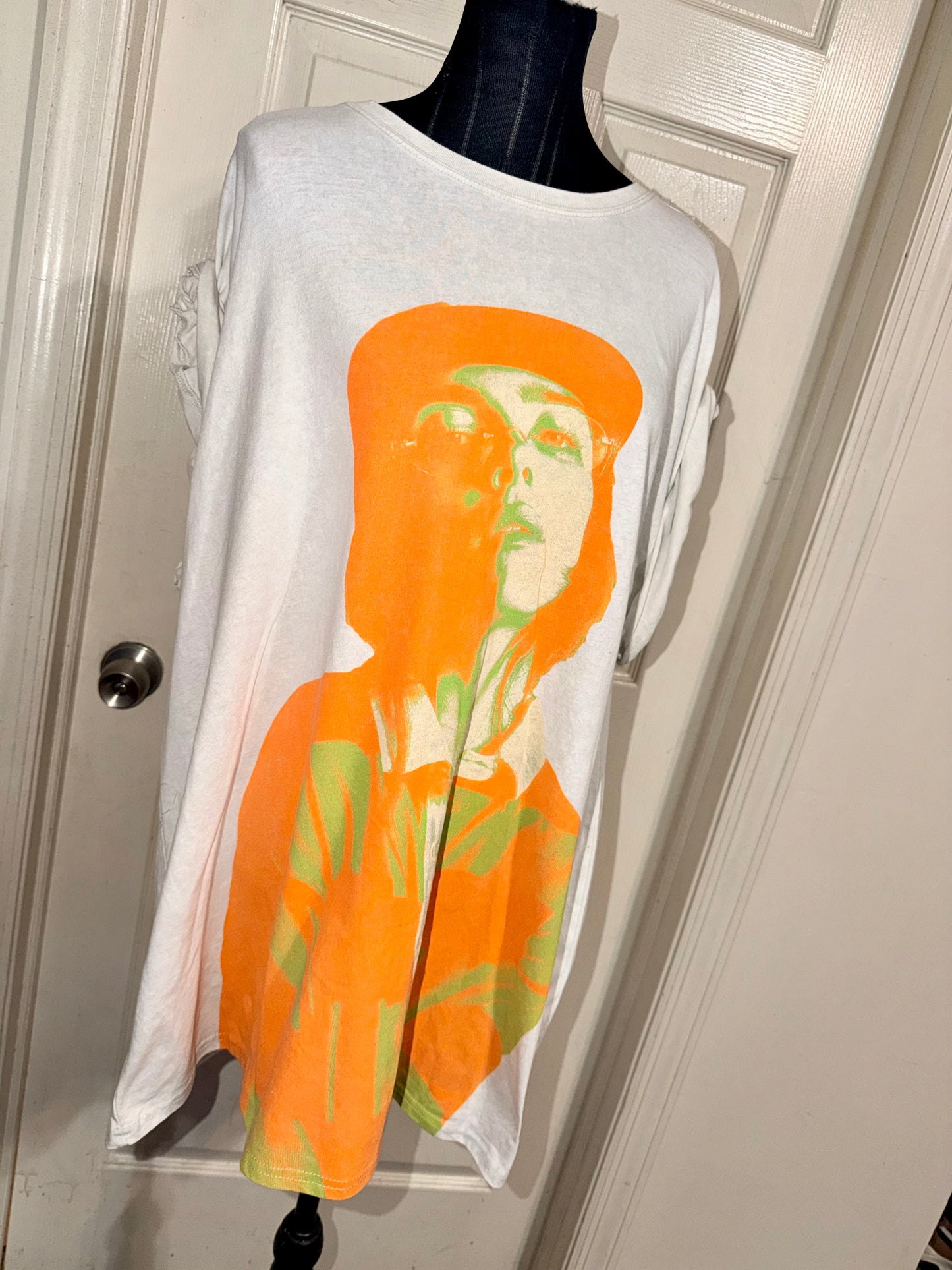 Billie Eilish Double Sided Oversized Distressed Tee