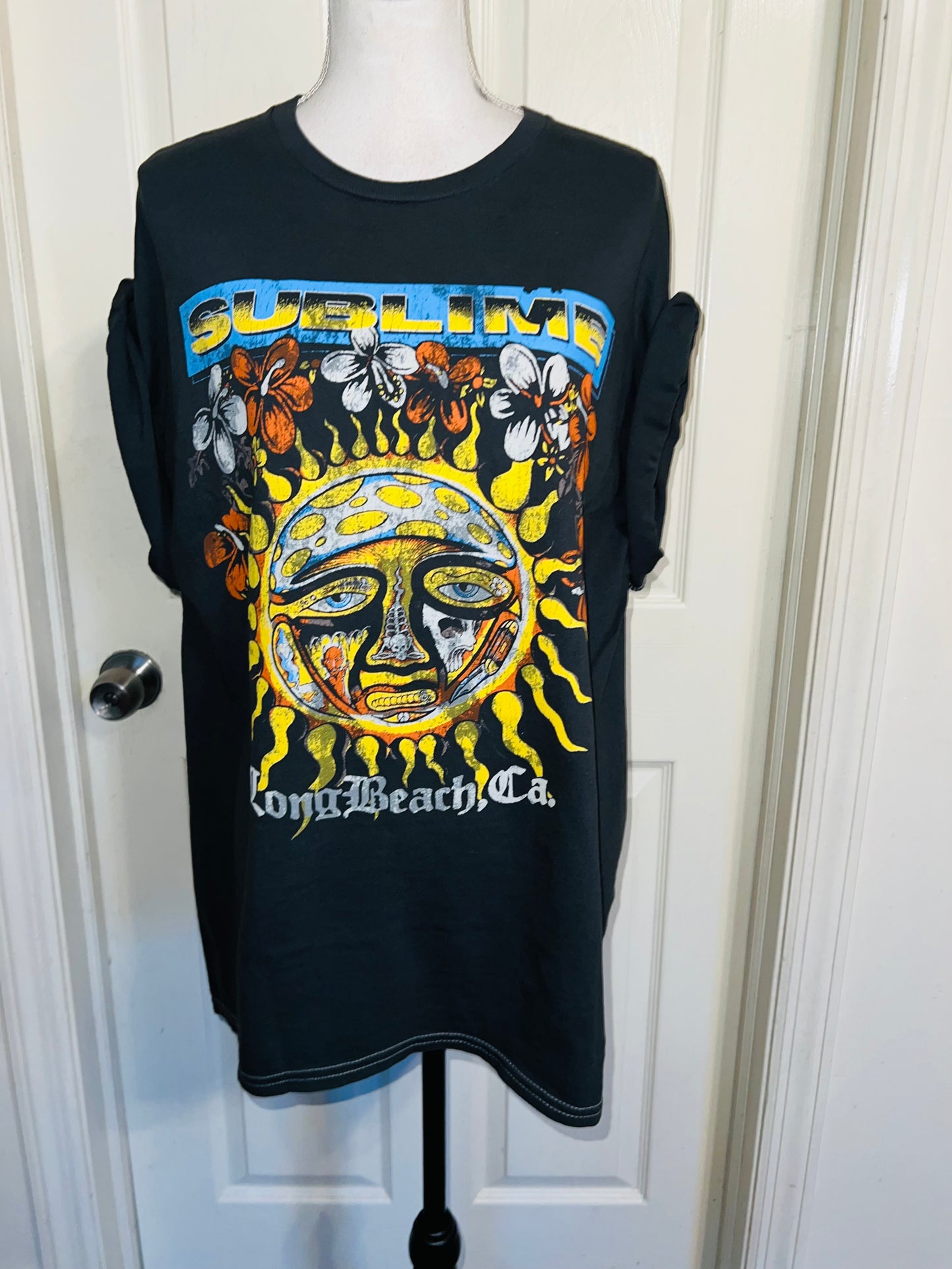 Sublime Double Sided Oversized Distressed Tee