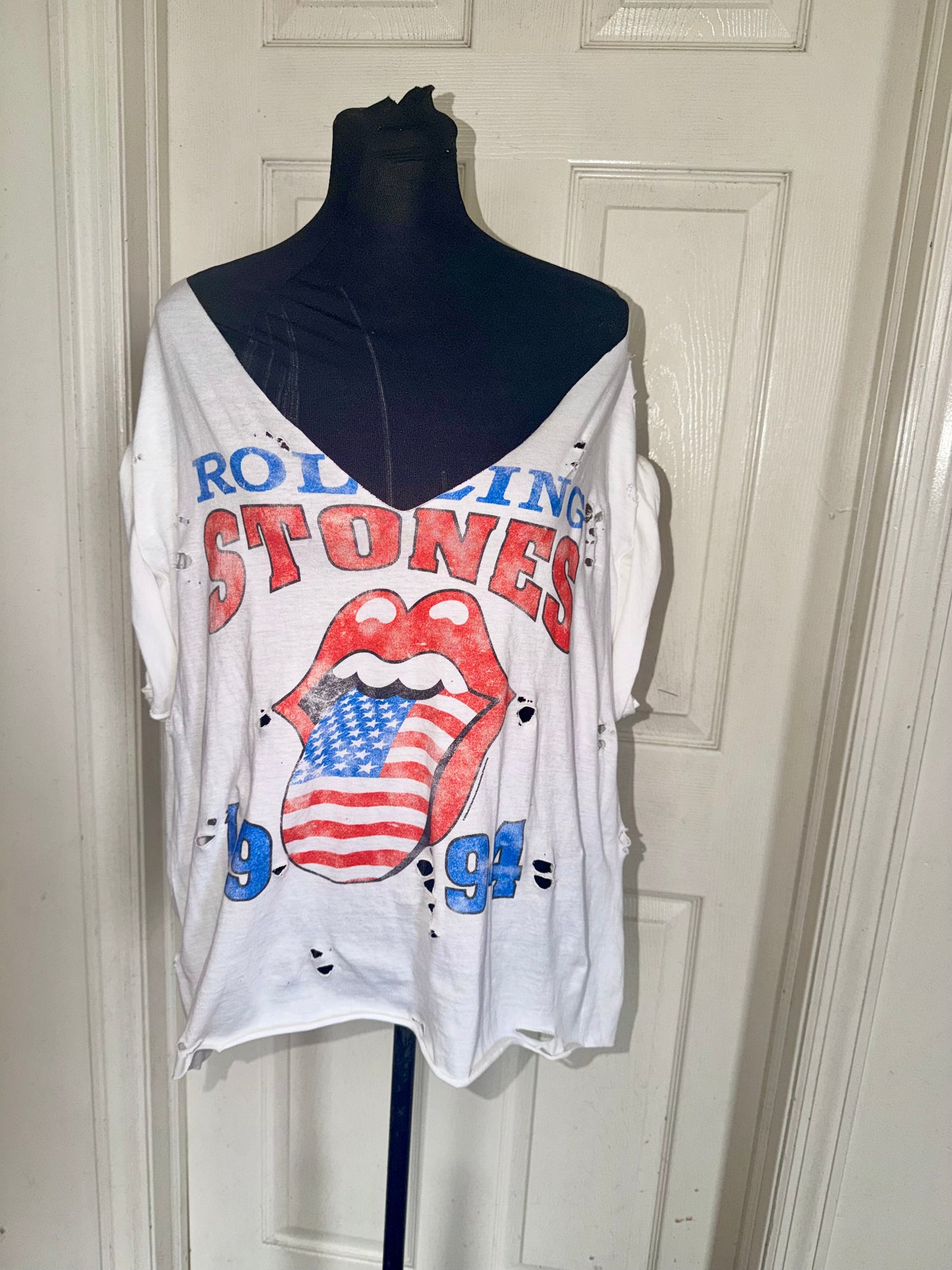 The Rolling Stones Open Back Bow Tee (as is)