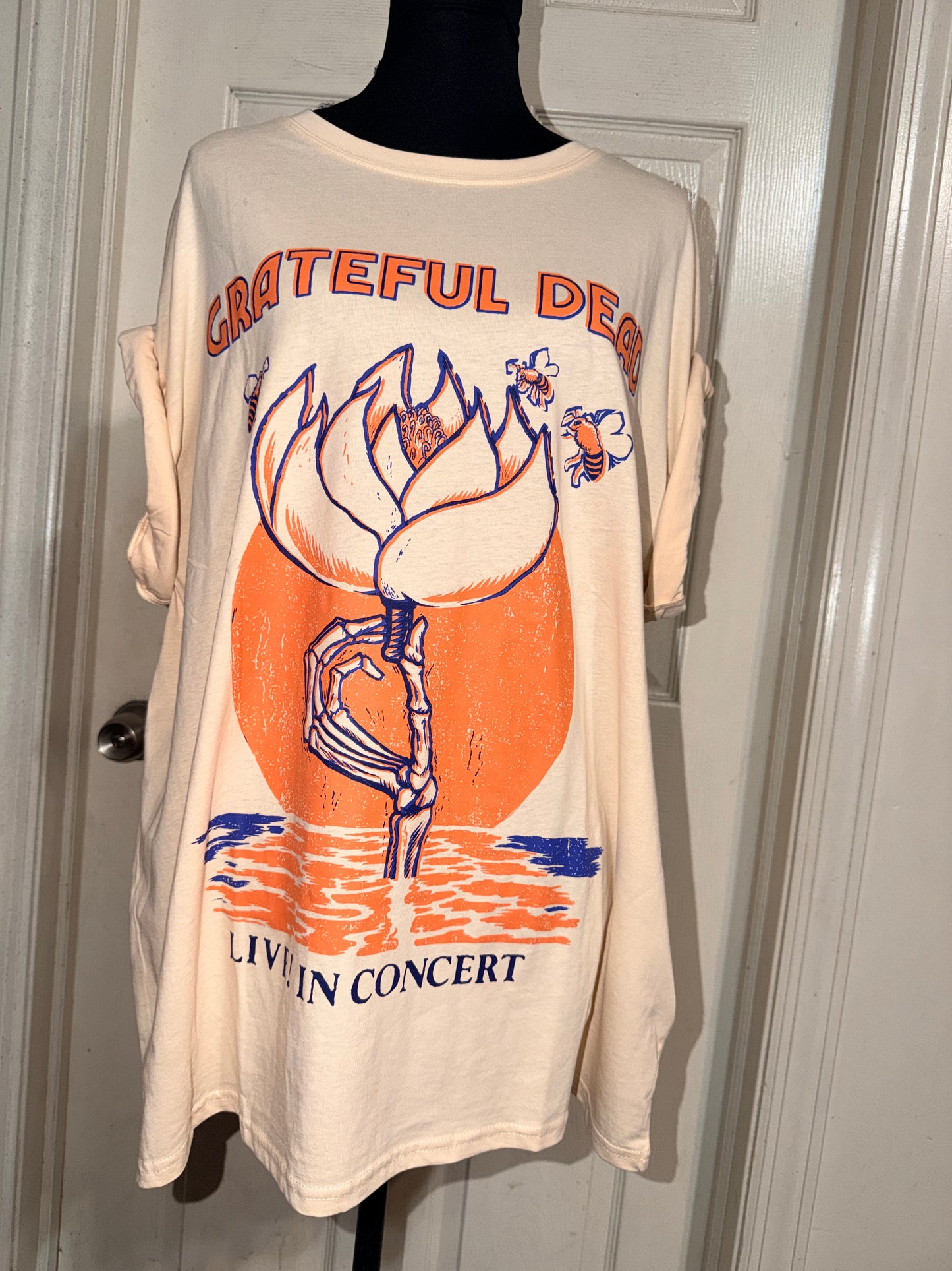 Grateful Dead Oversized Distressed Tee