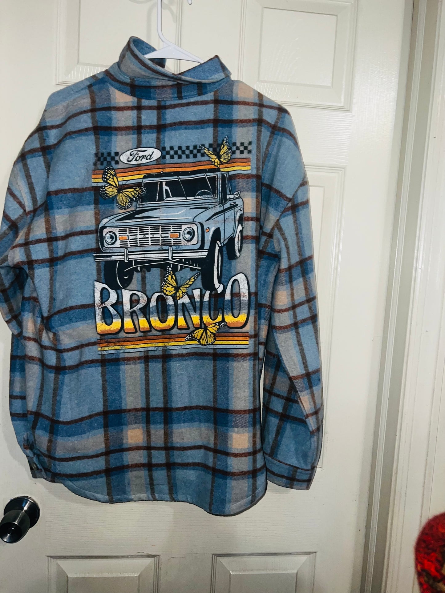 Ford Bronco Fleece Oversized Flannel