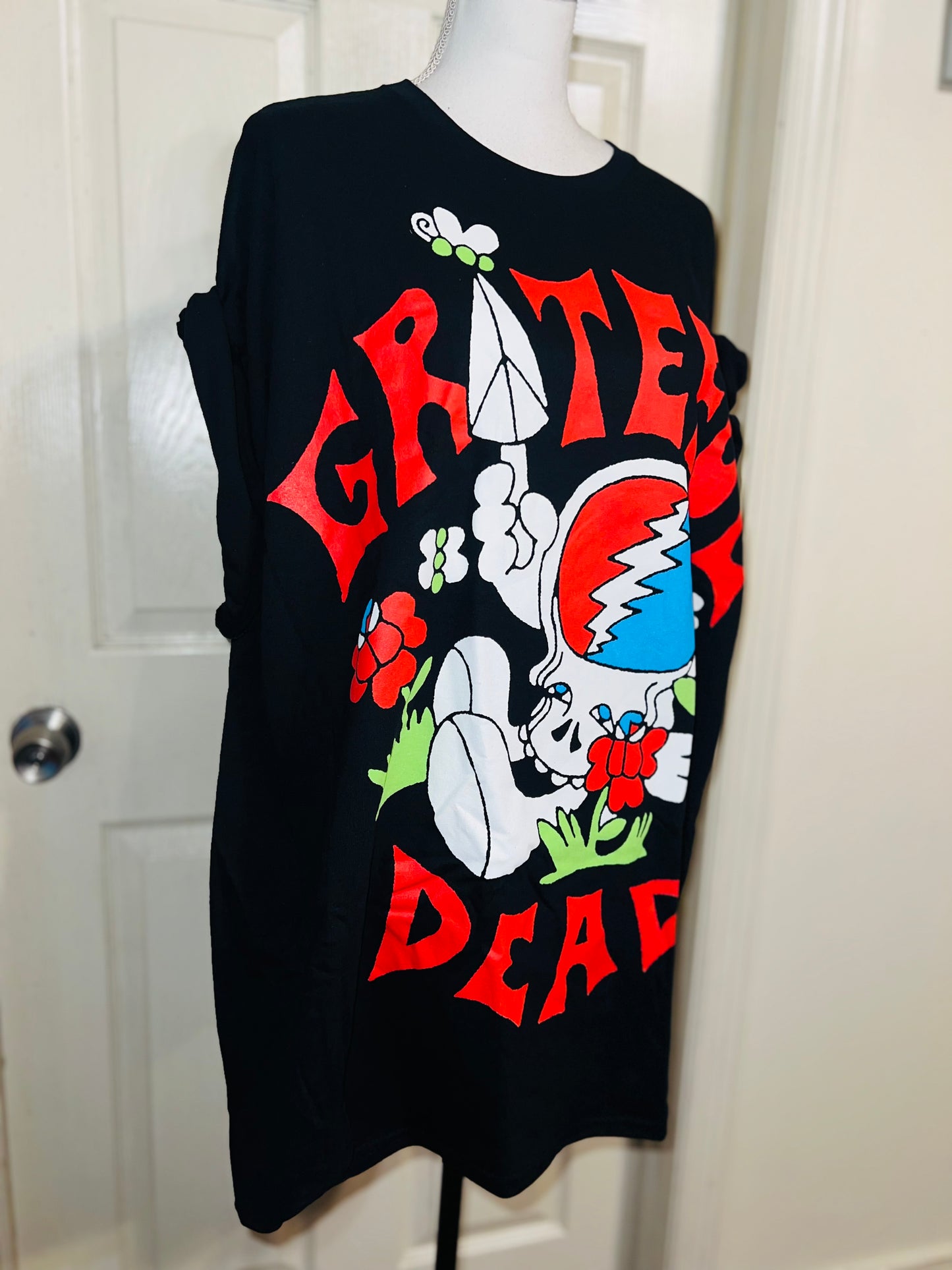 Grateful Dead Oversized Distressed Tee