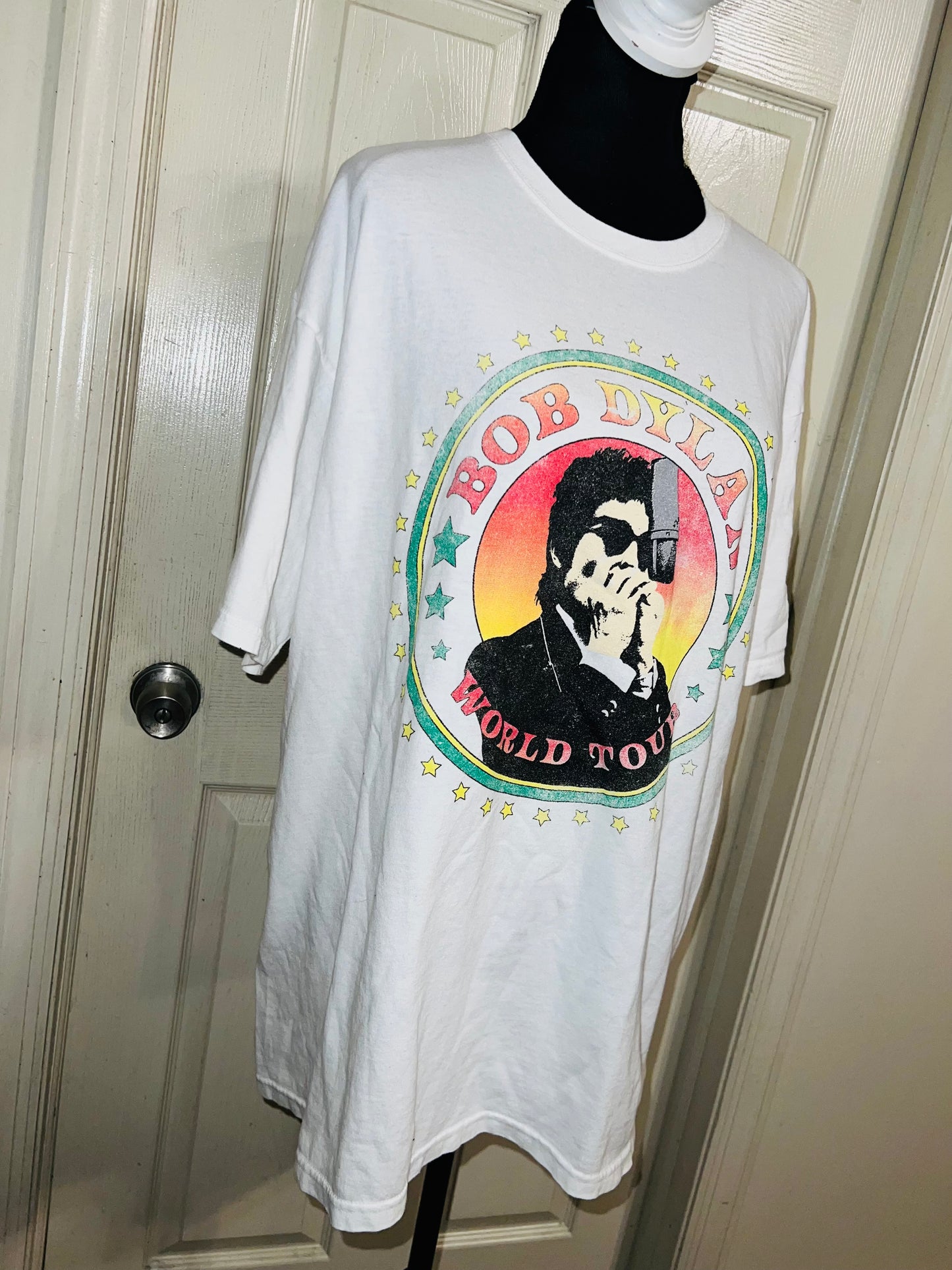 Bob Dylan Double Sided Oversized Distressed Tee