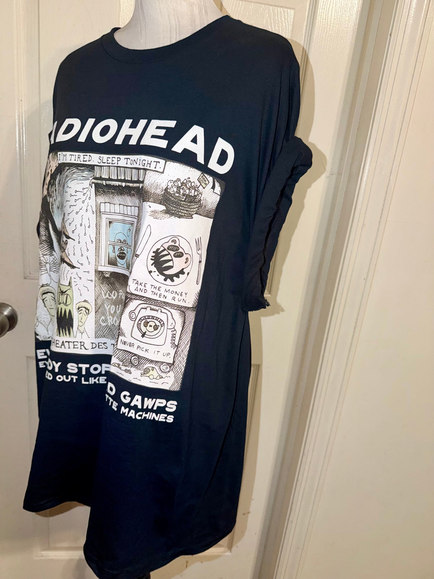 Radiohead Oversized Distressed Tee (Copy)