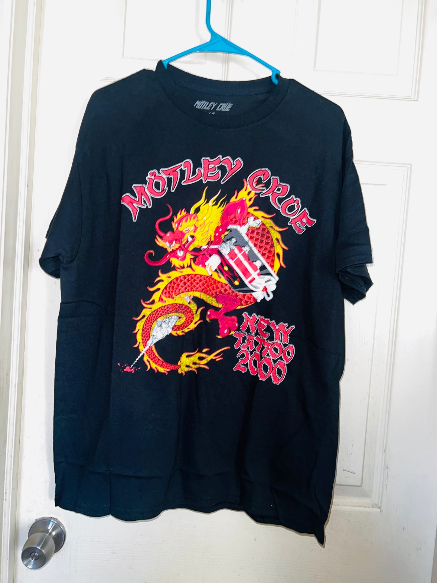 Motley Crue Double Sided Oversized Distressed Tee