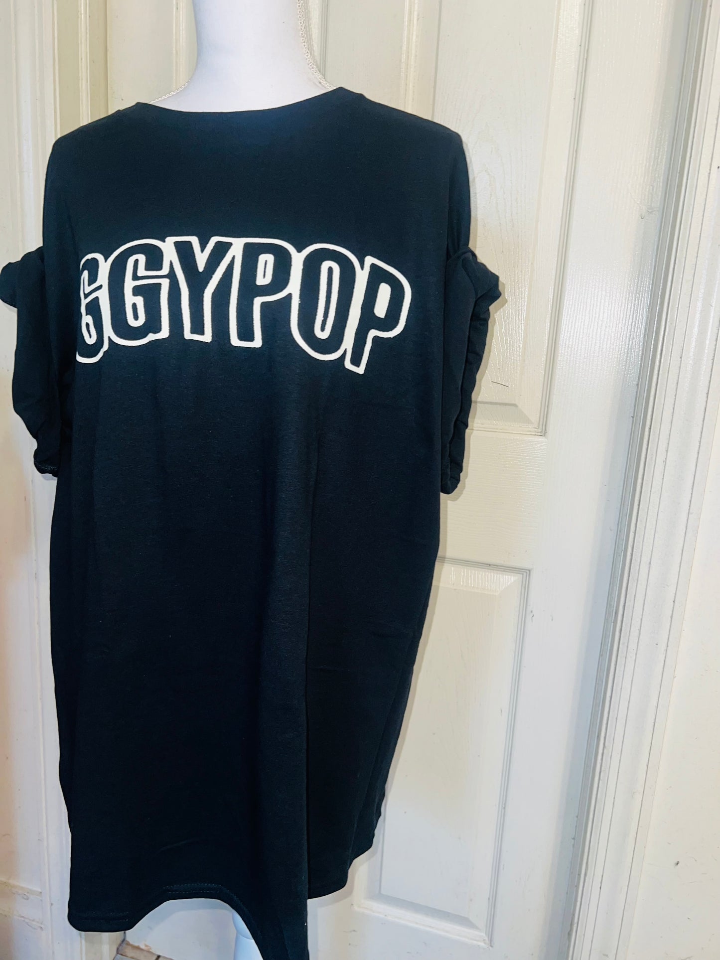 Iggy Pop Double Sided Oversized Distressed Tee