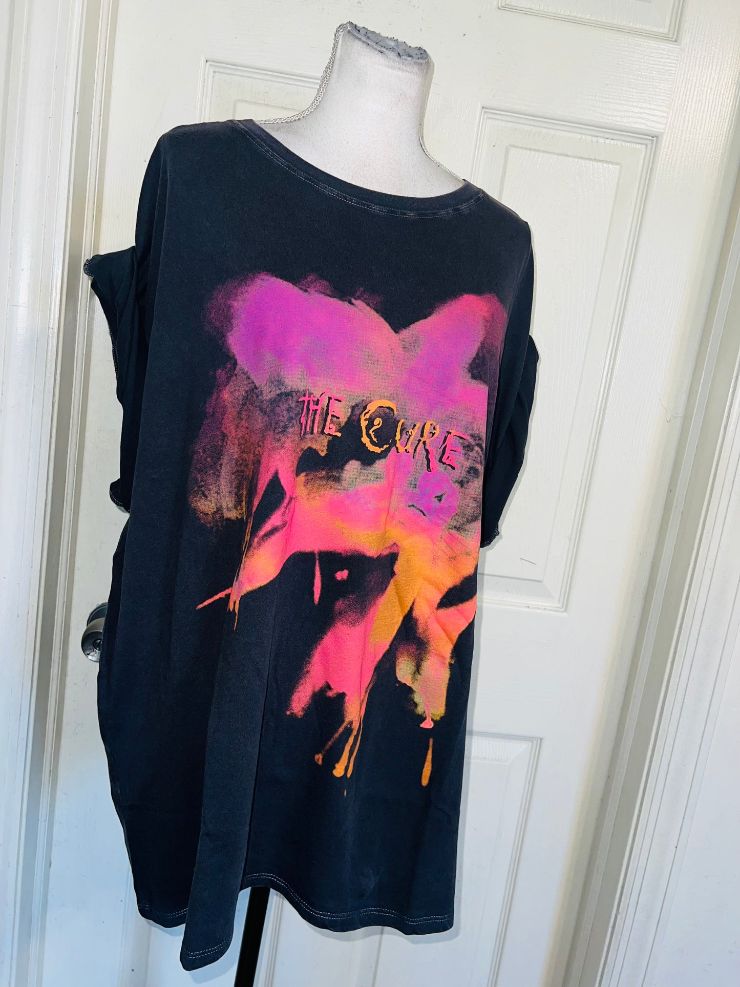 The Cure Oversized Distressed Tee