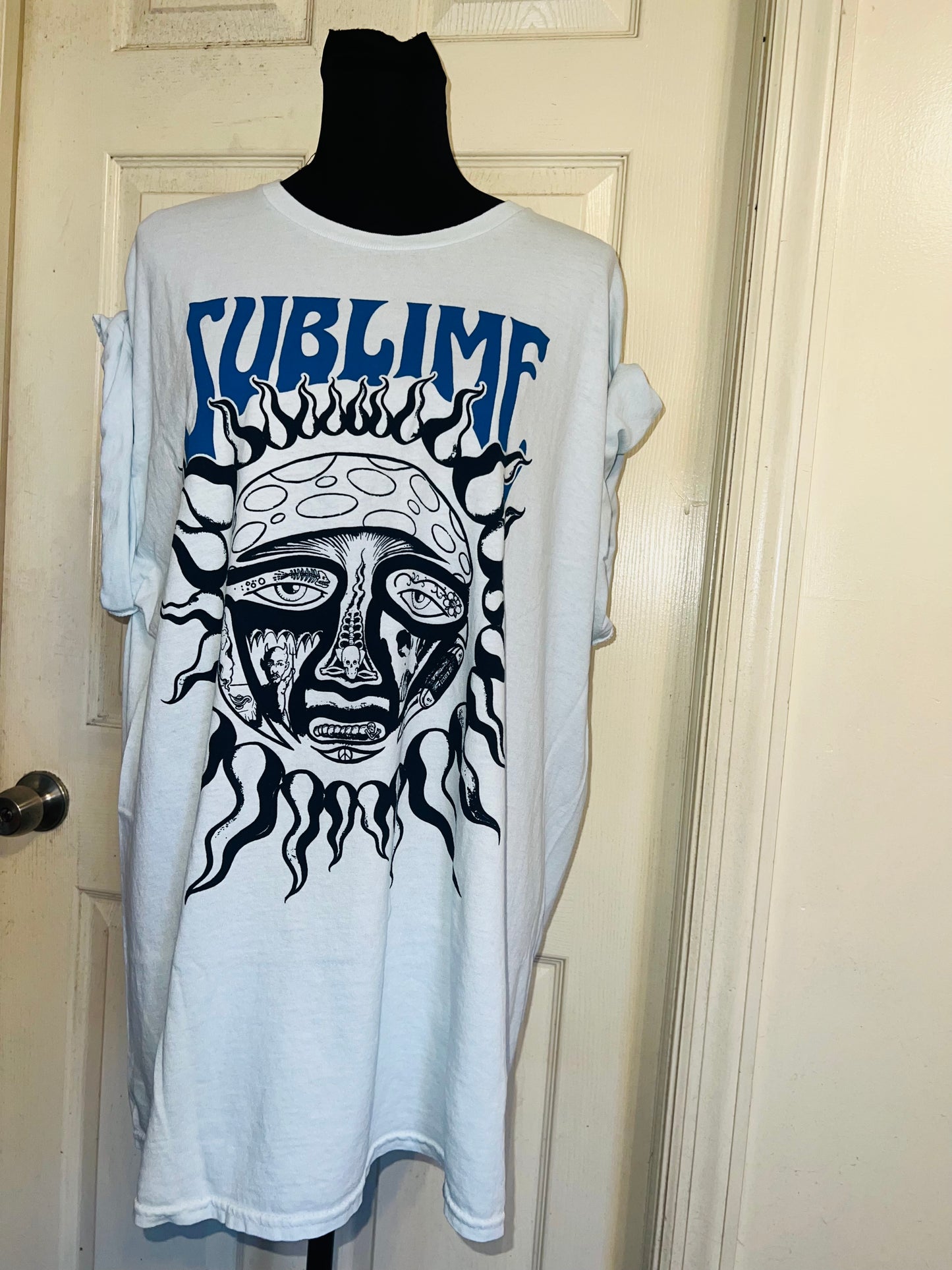Sublime Double Sided Oversized Distressed Tee