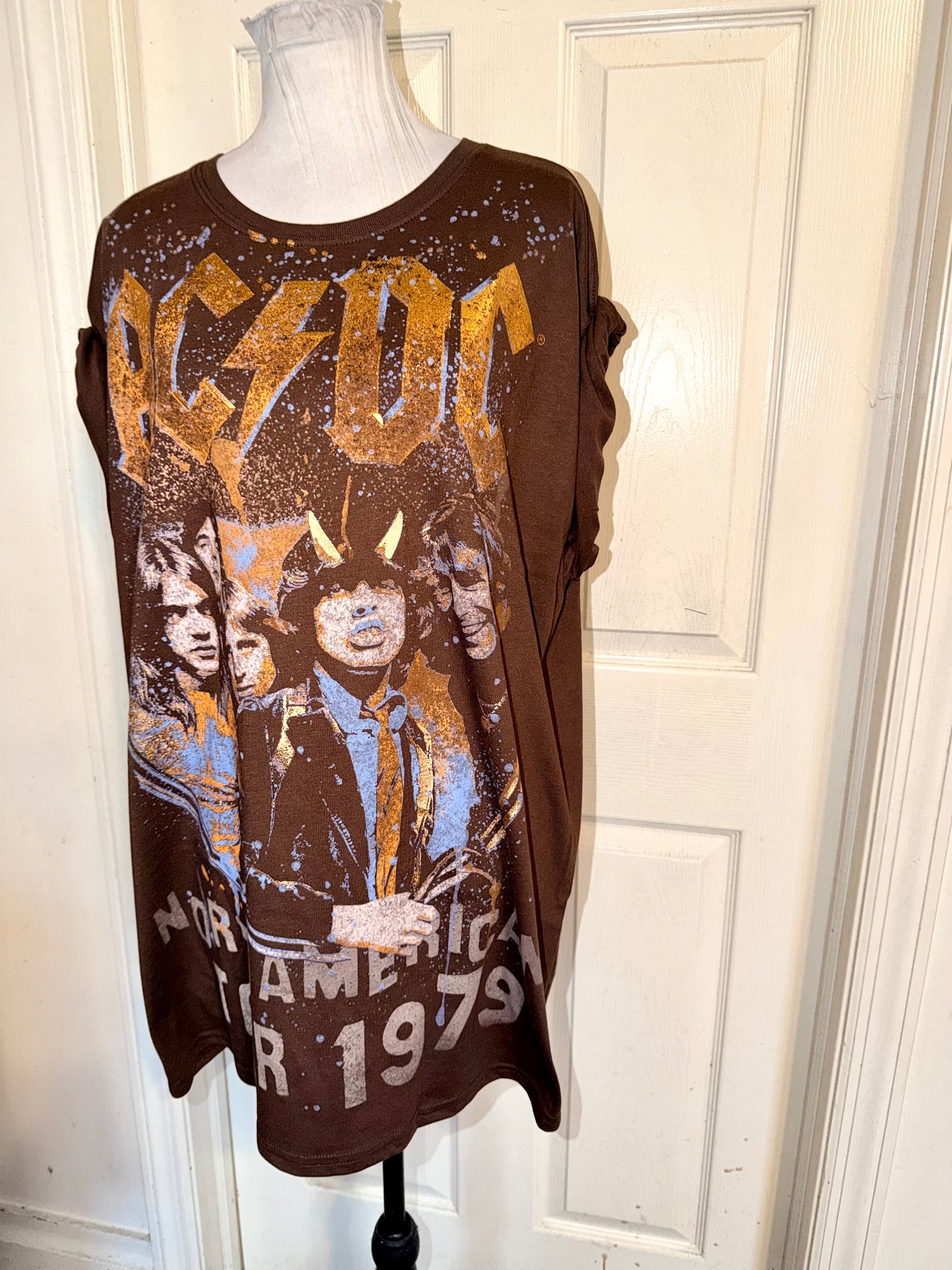 AC/DC Double Sides Oversized Tee