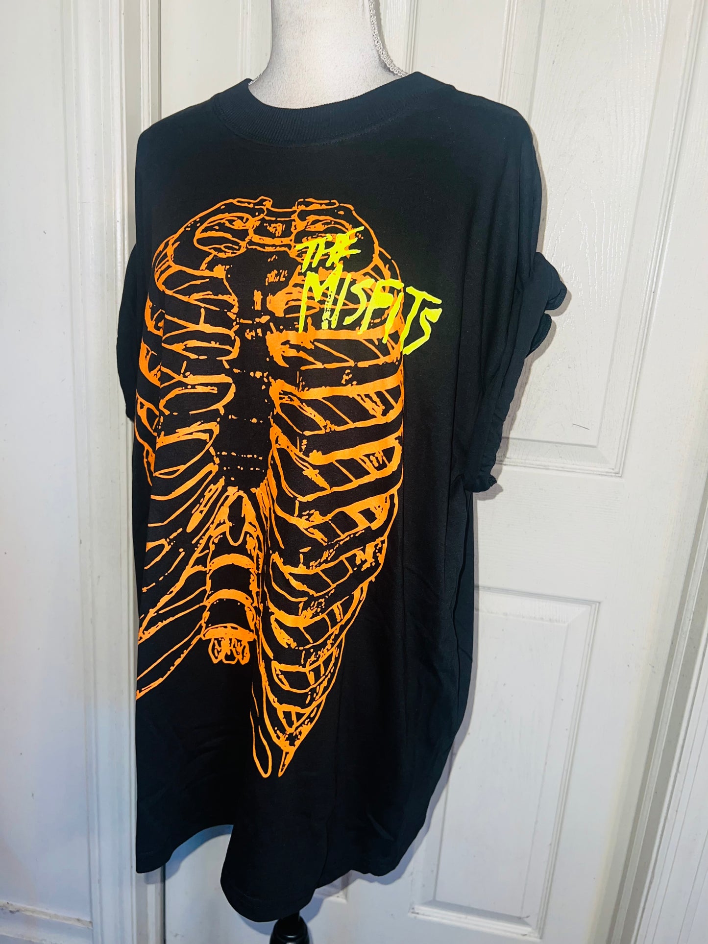 Misfits Double Sided Oversized Distressed Tee