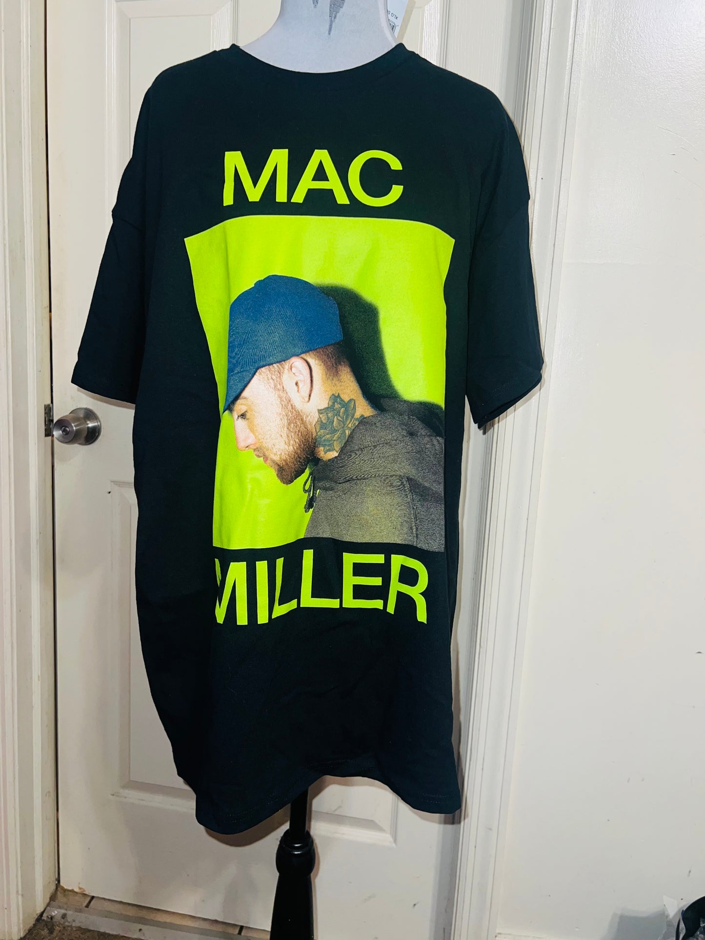 Mac Miller Oversized Distressed Tee