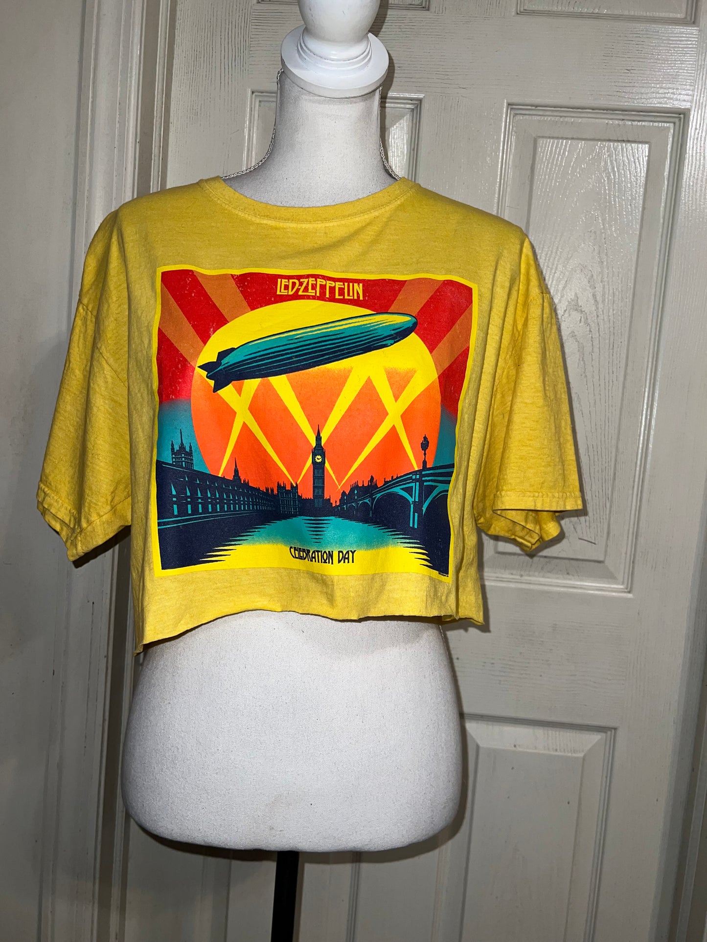 Led Zeppelin Blimp Oversized Distressed Tee