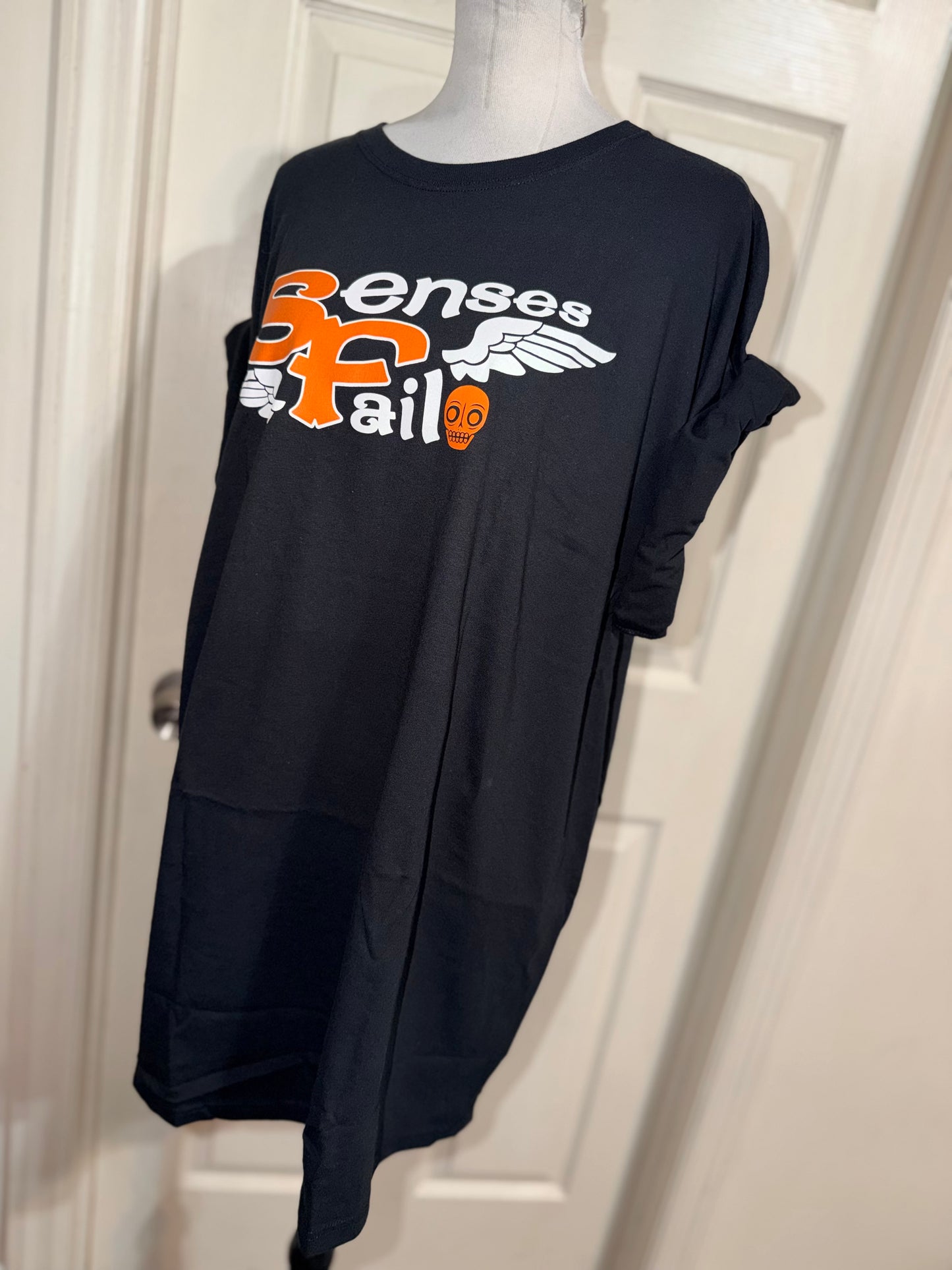Senses Fail Oversized Distressed Tee
