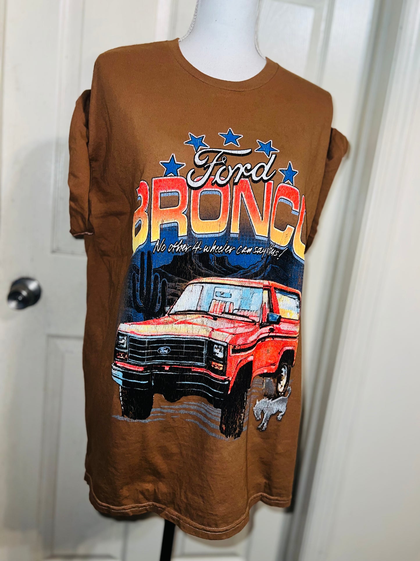 Ford Bronco Double Sided Oversized Distressed Tee