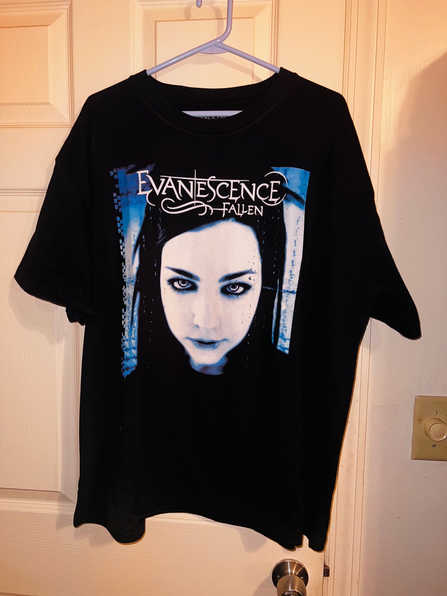 Evanescence Fallen Oversized Distressed Tee