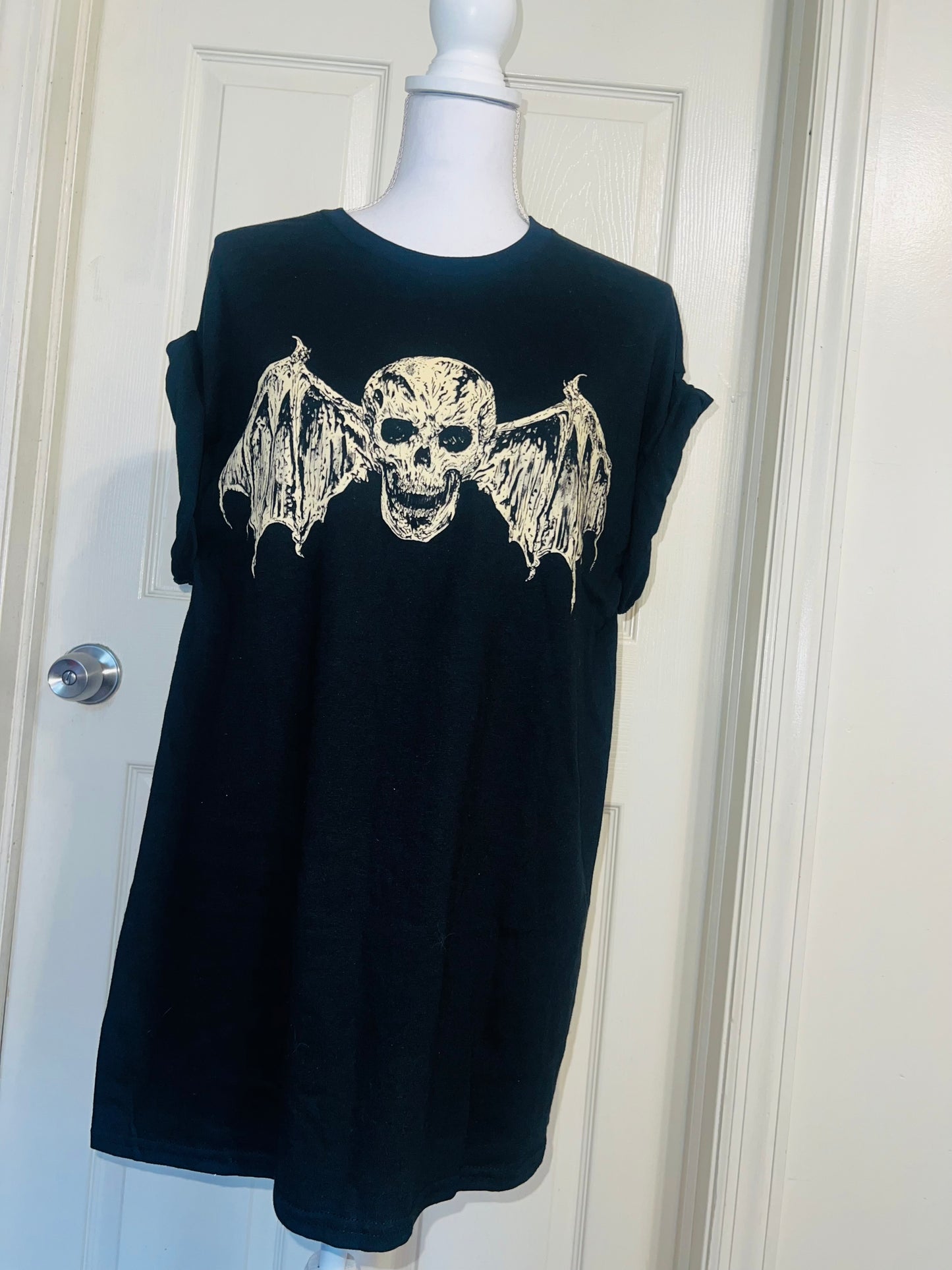 Avenged Sevenfold Double Sided Oversized Distressed Tee