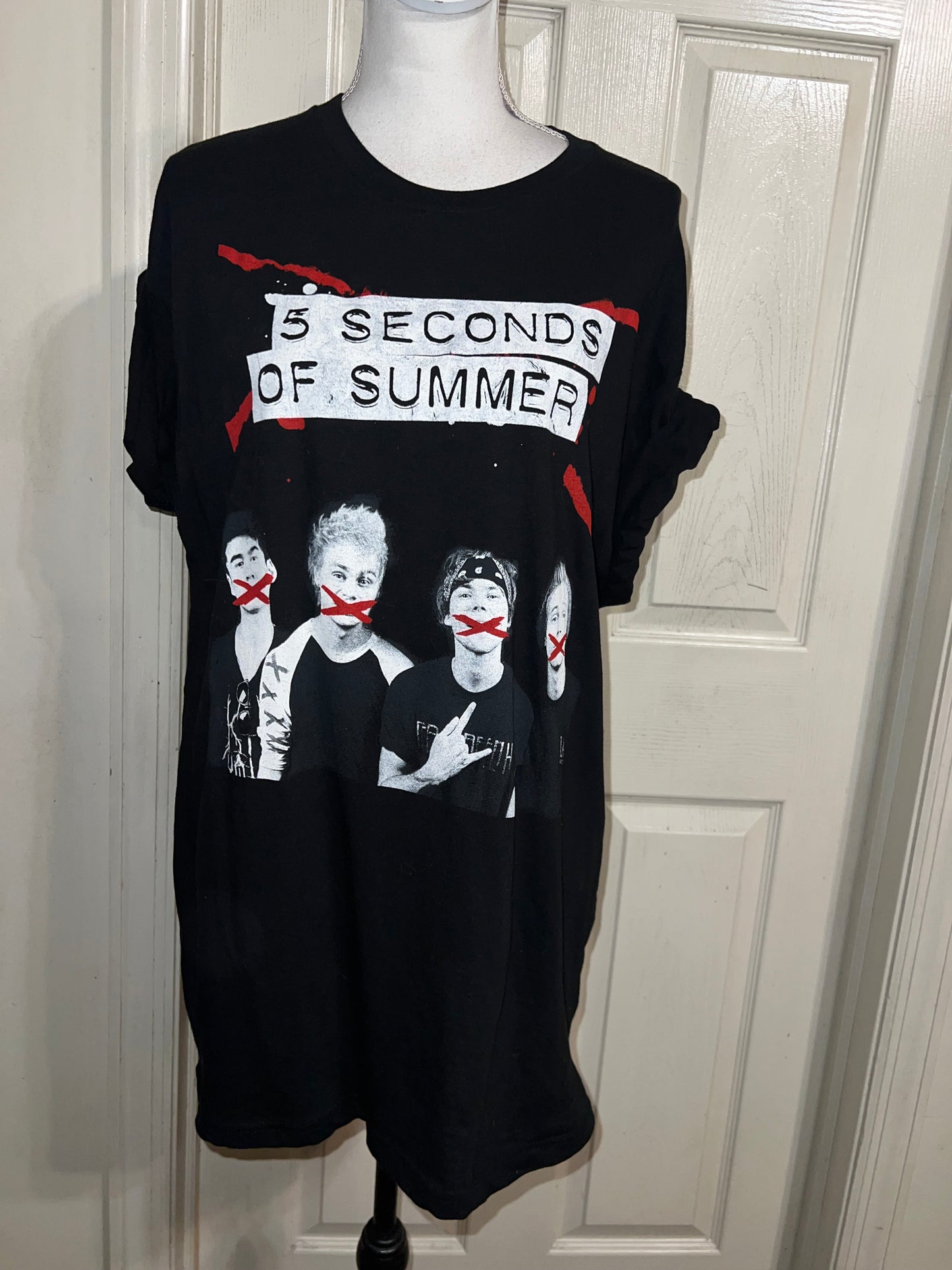 5 Seconds of Summer Distressed Tee