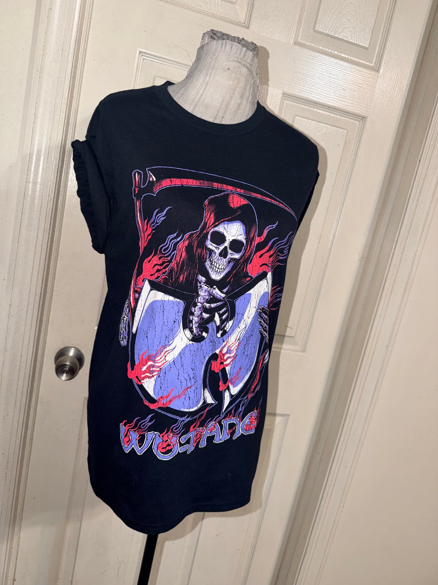 Wu-Tang Clan Oversized Distressed Tee