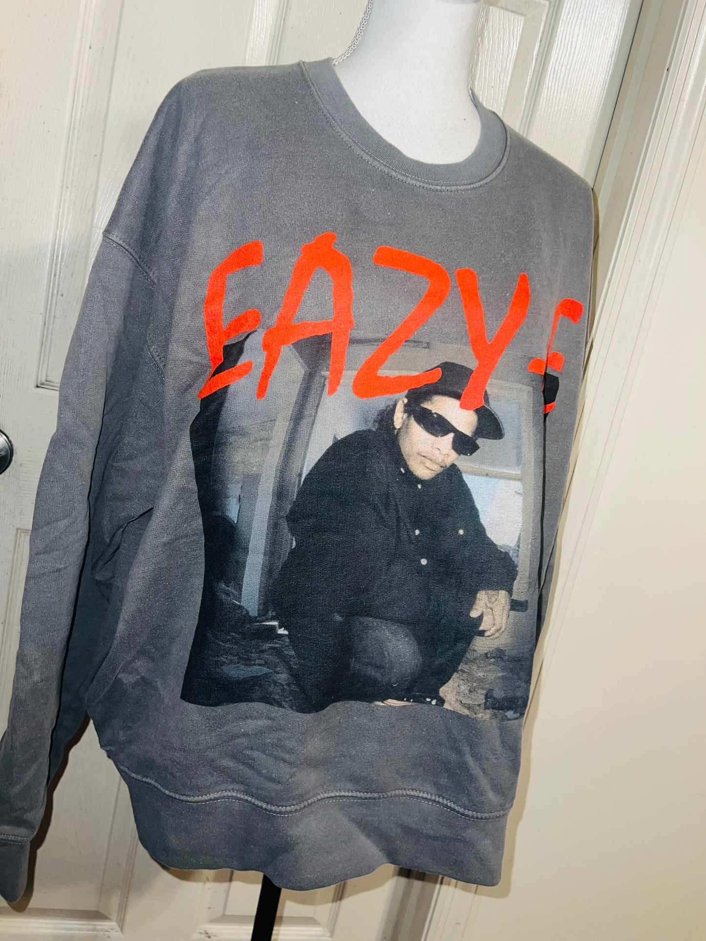 Eazy-E Oversized Distressed Sweatshirt