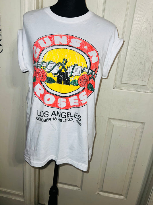 Guns n Roses Oversized Distressed Tee