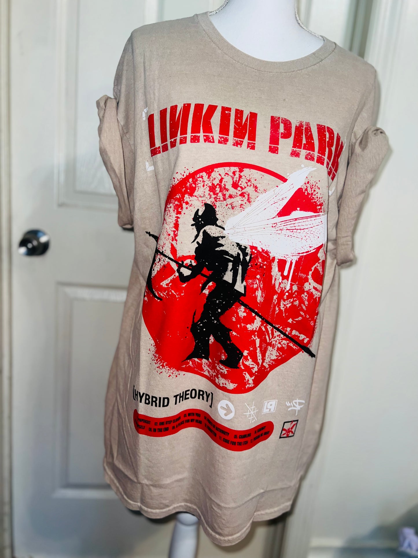 Linkin Park Oversized Distressed Tee