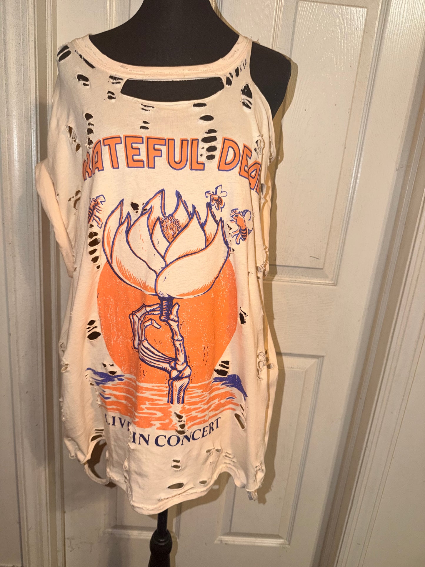 Grateful Dead Oversized Distressed Tee (as is)
