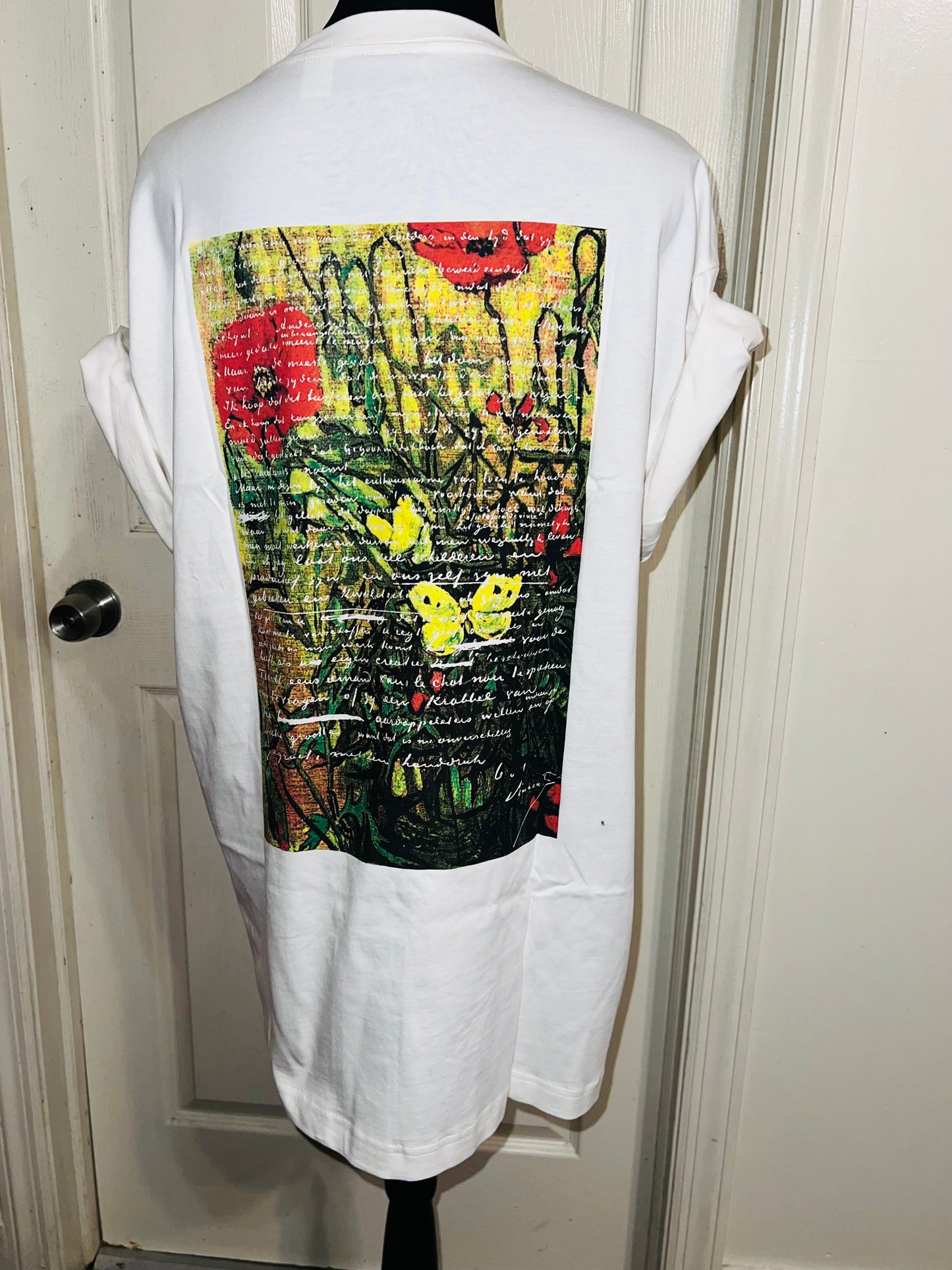 Vincent Van Gogh Double Sided Distressed Tee