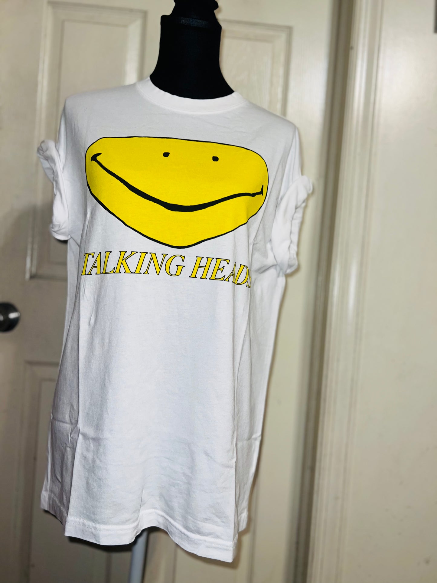 Talking Heads Oversized Distressed Tee