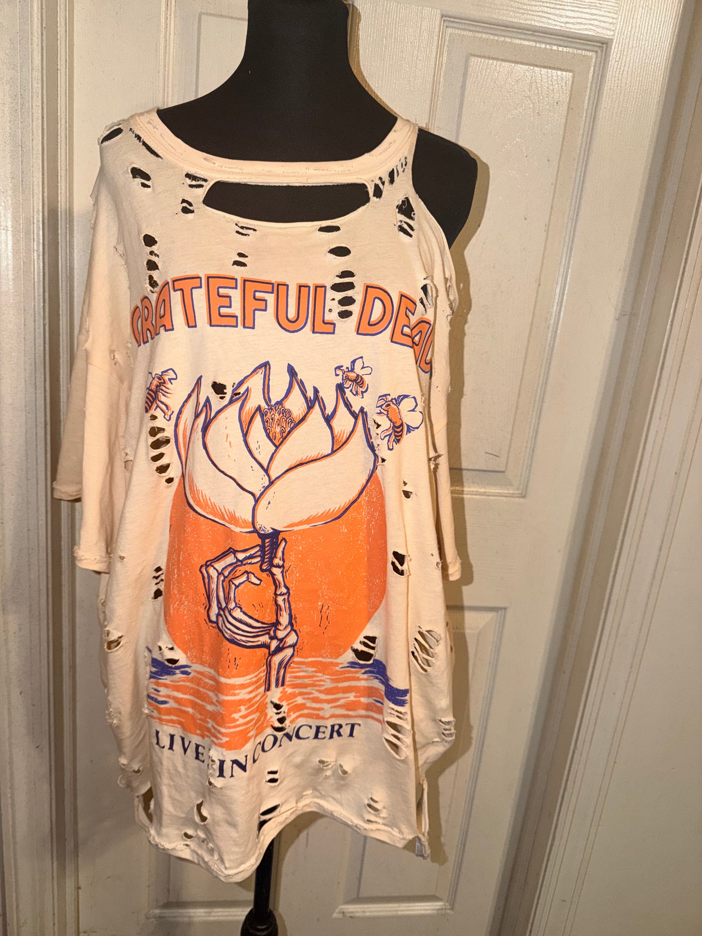 Grateful Dead Oversized Distressed Tee (as is)