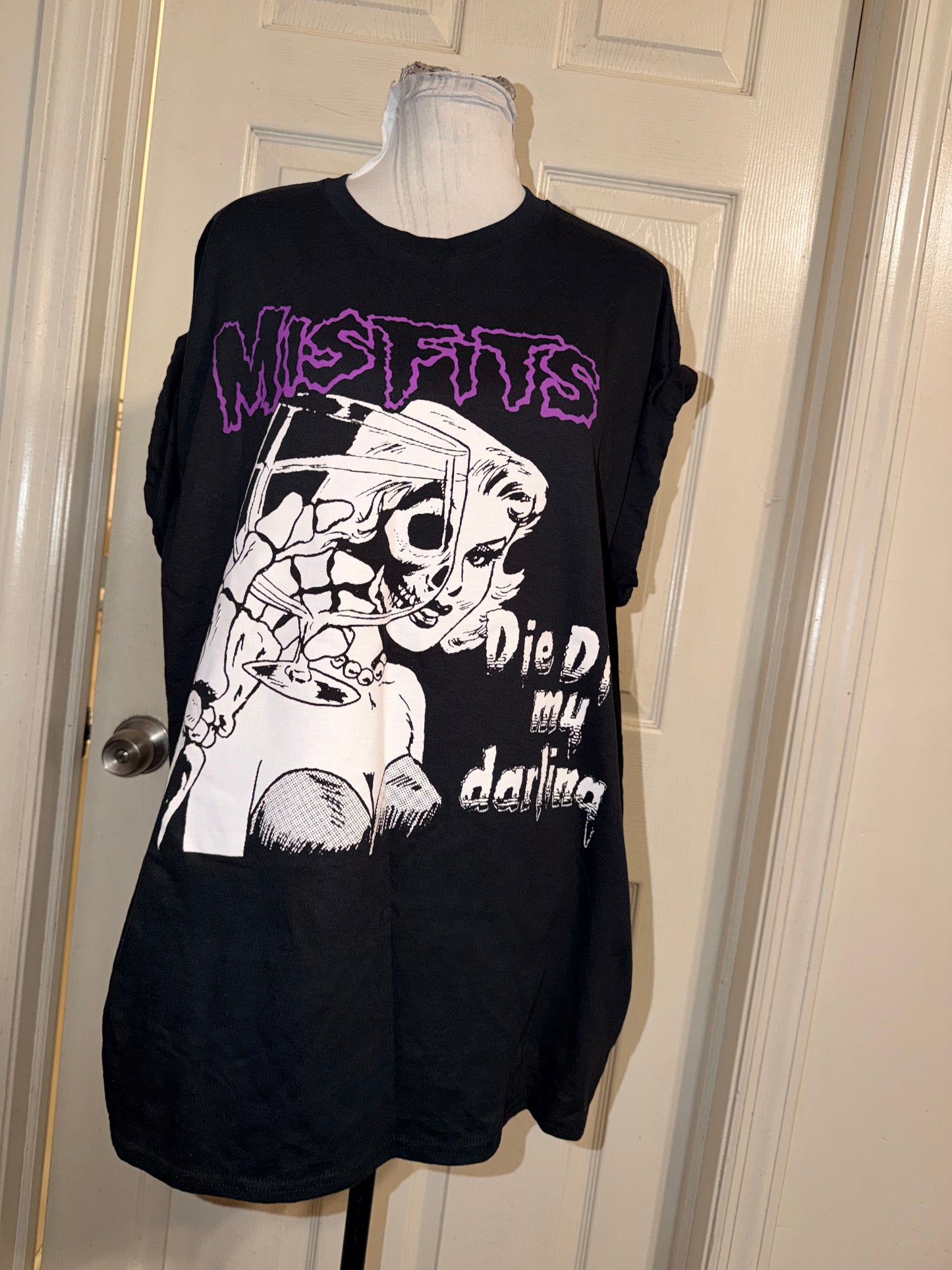 Misfits Oversized Distressed Tee
