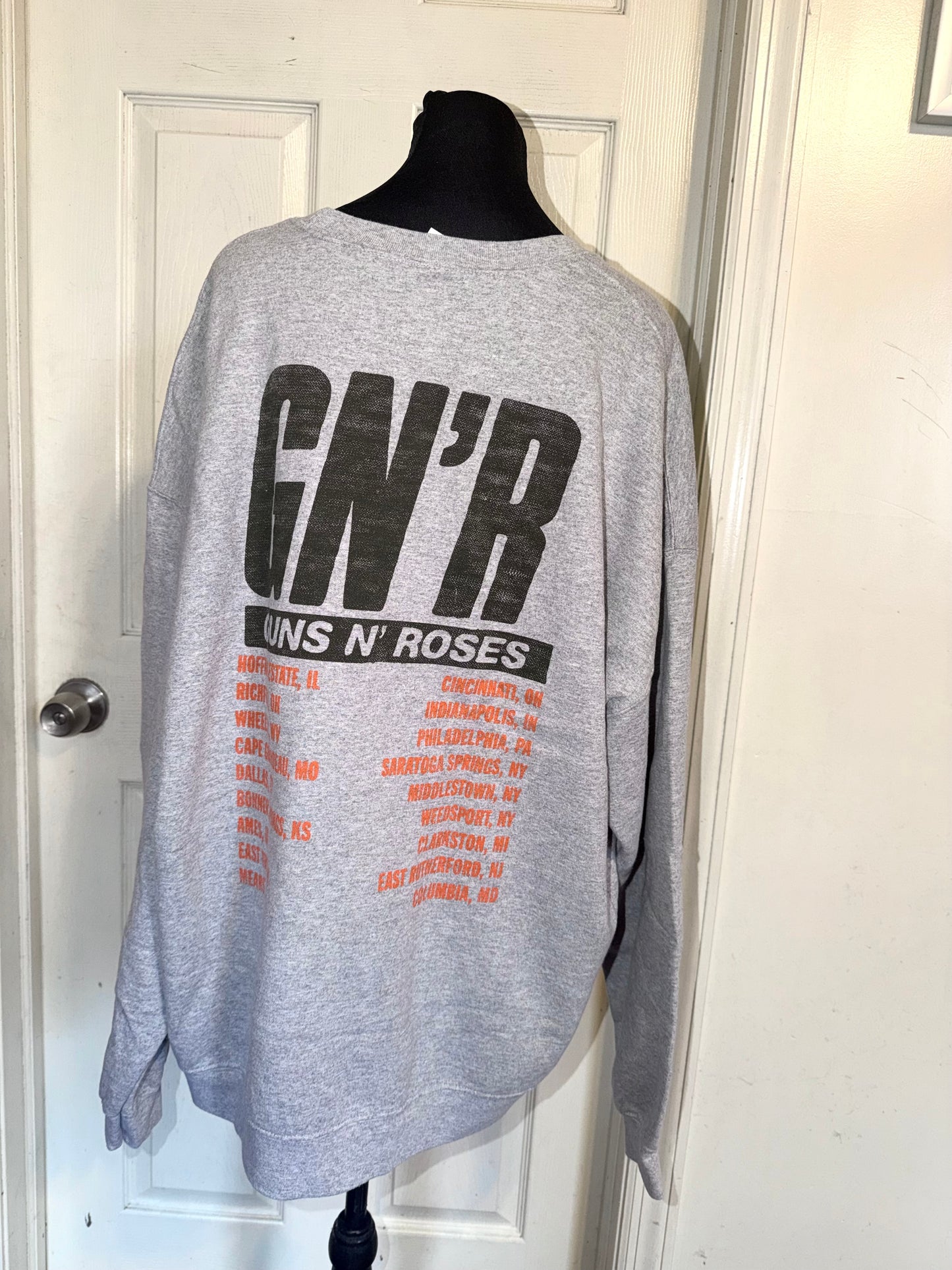 Guns N’ Roses Double Sided Oversized Sweatshirt