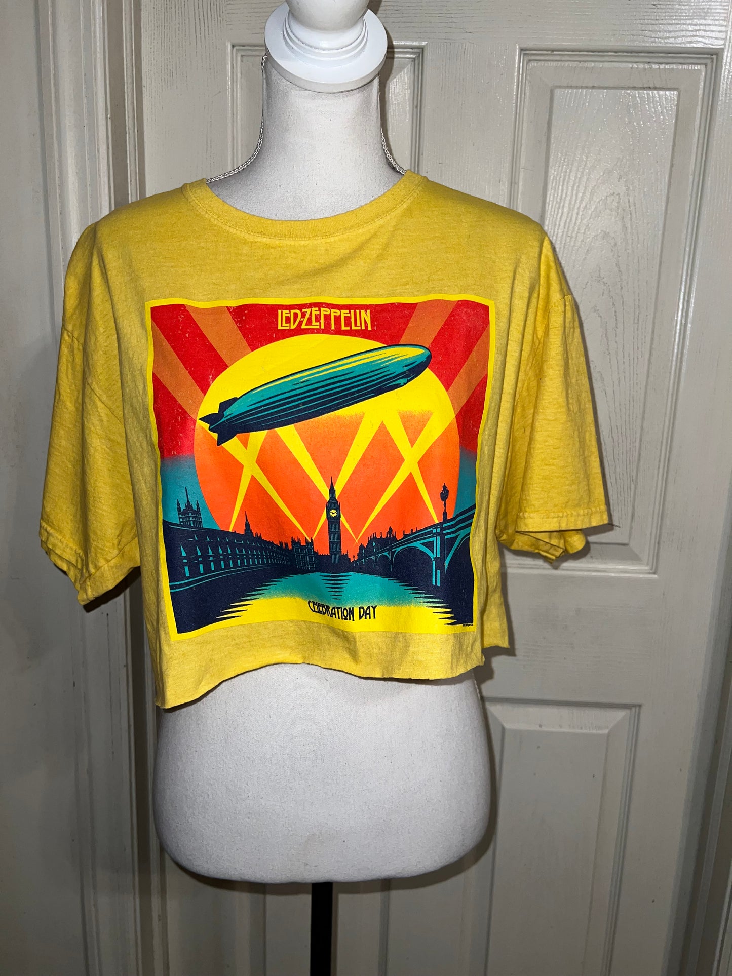 Led Zeppelin Blimp Oversized Distressed Tee