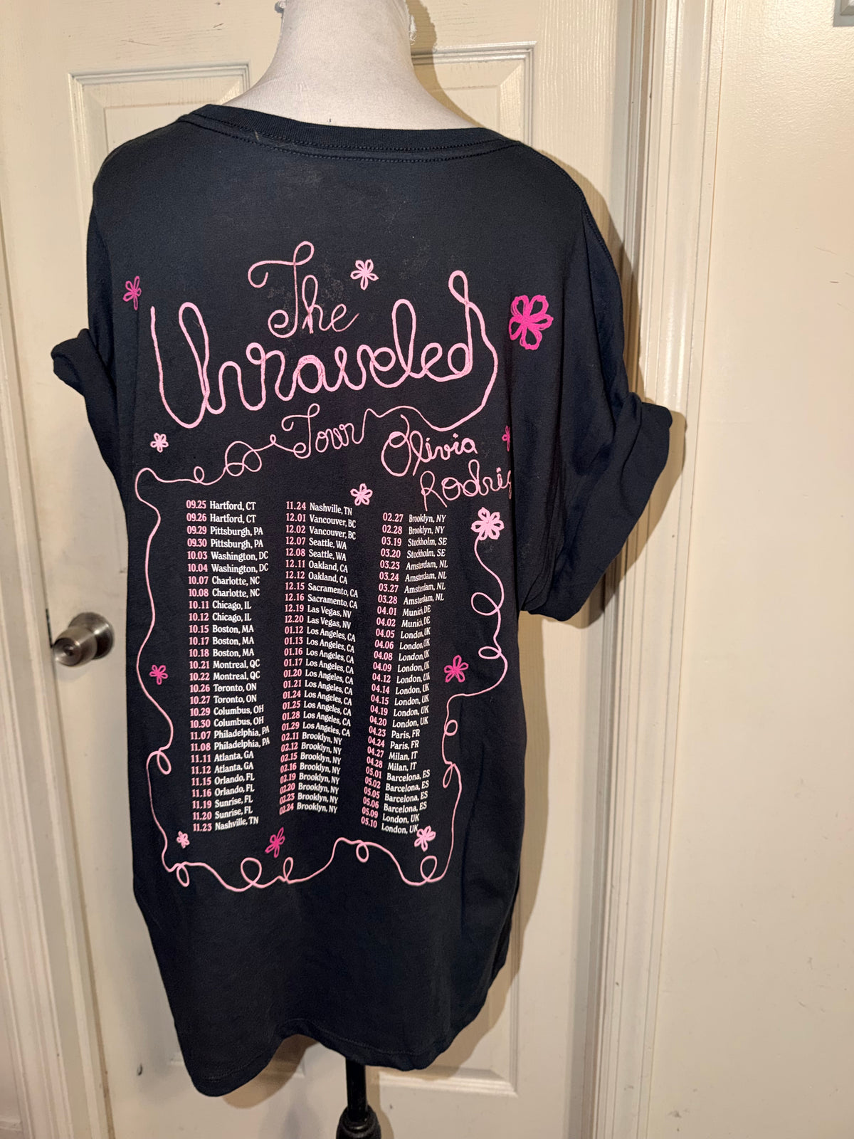 Olivia Rodrigo Double Sided Oversized Tee