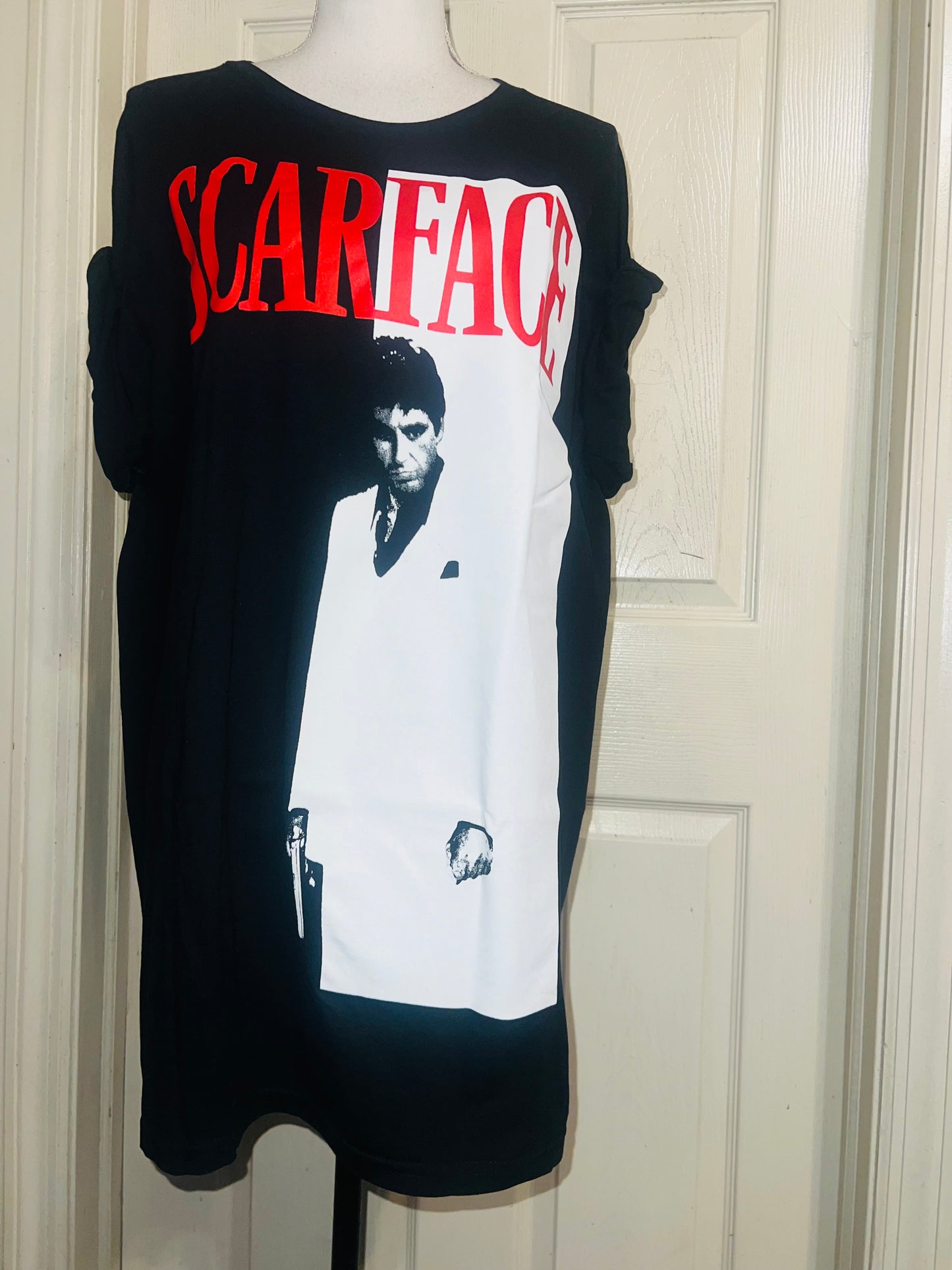 Scarface Oversized Distressed Tee
