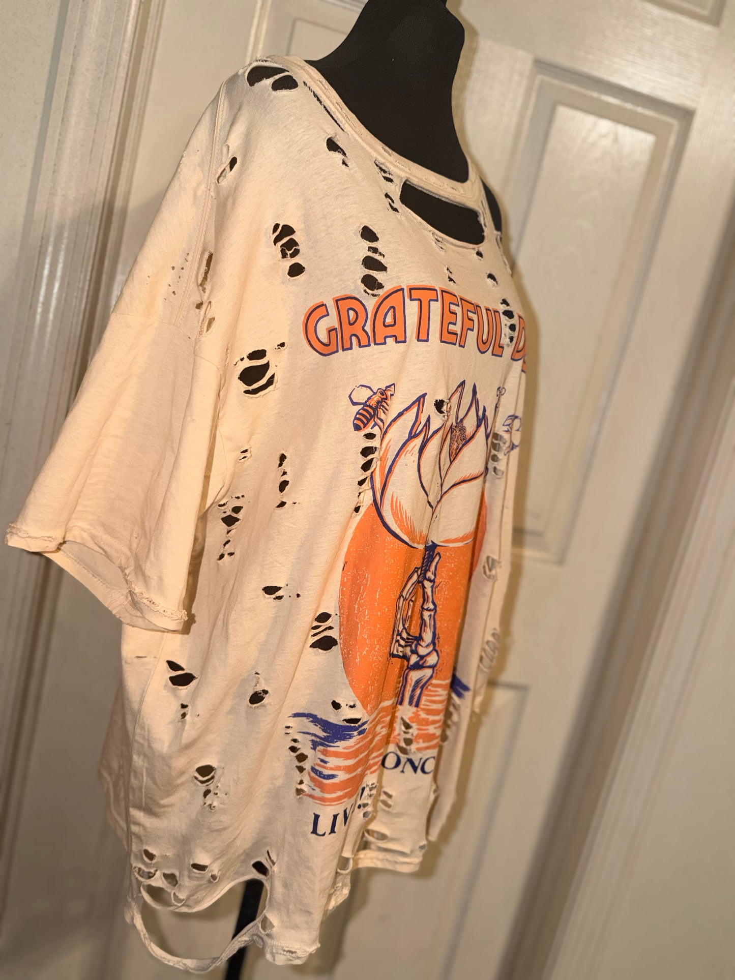 Grateful Dead Oversized Distressed Tee (as is)